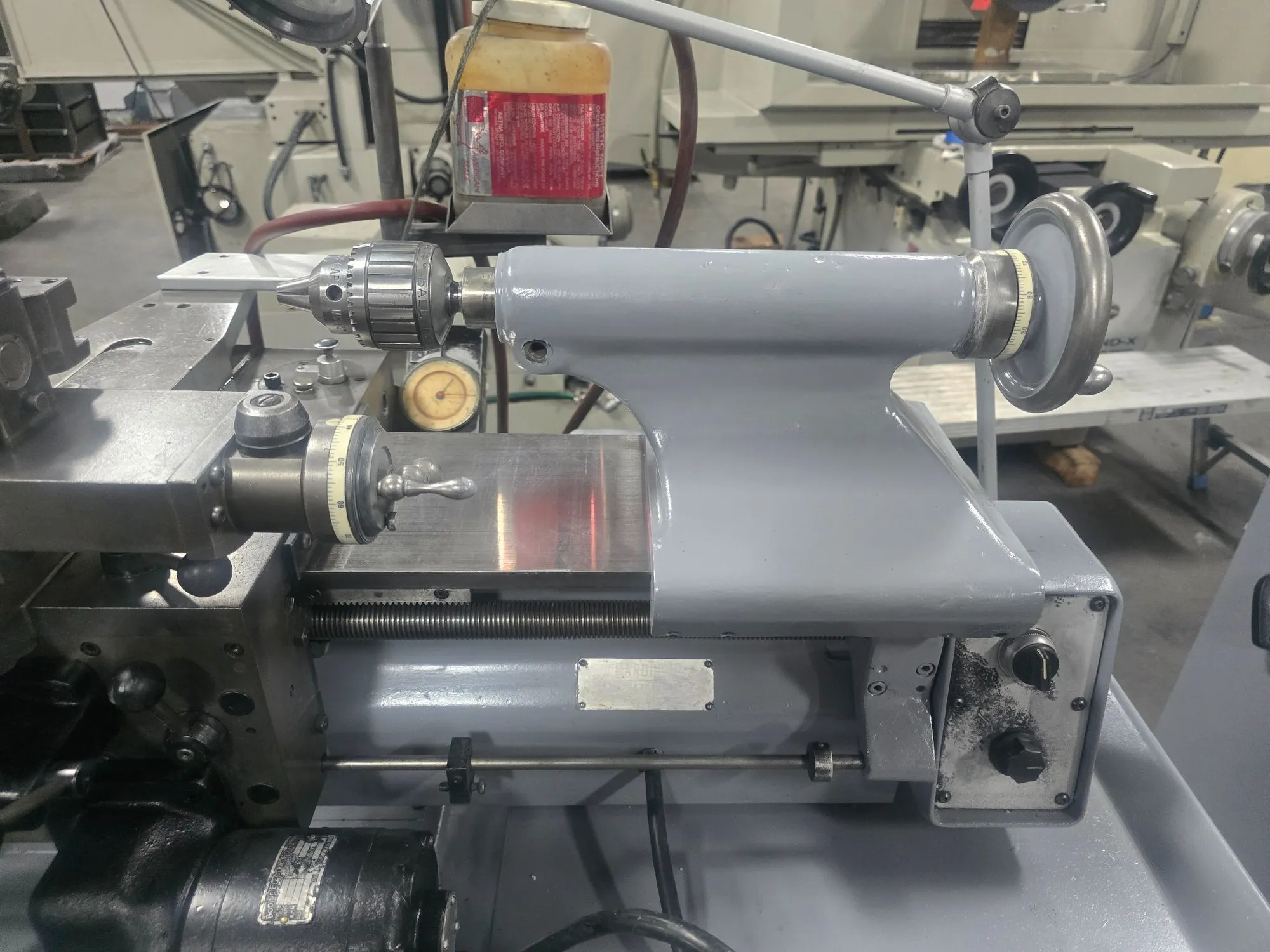HARDINGE HLV-H WIDE BED TOOL ROOM LATHE, 11" SWING, 18-20" CENTERS, 1.5HP, 125-3000RPM - undefined