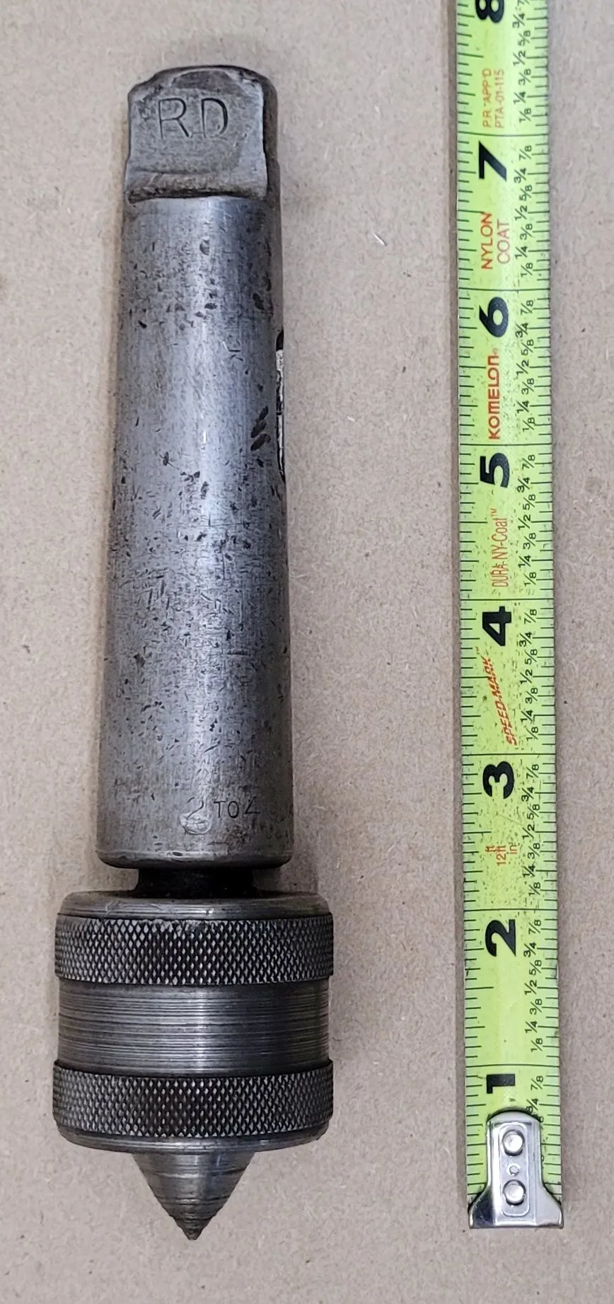 LIVE CENTER, 4MT SHANK, 2-4MT SLEEVE, 7-3/8" OAL - undefined