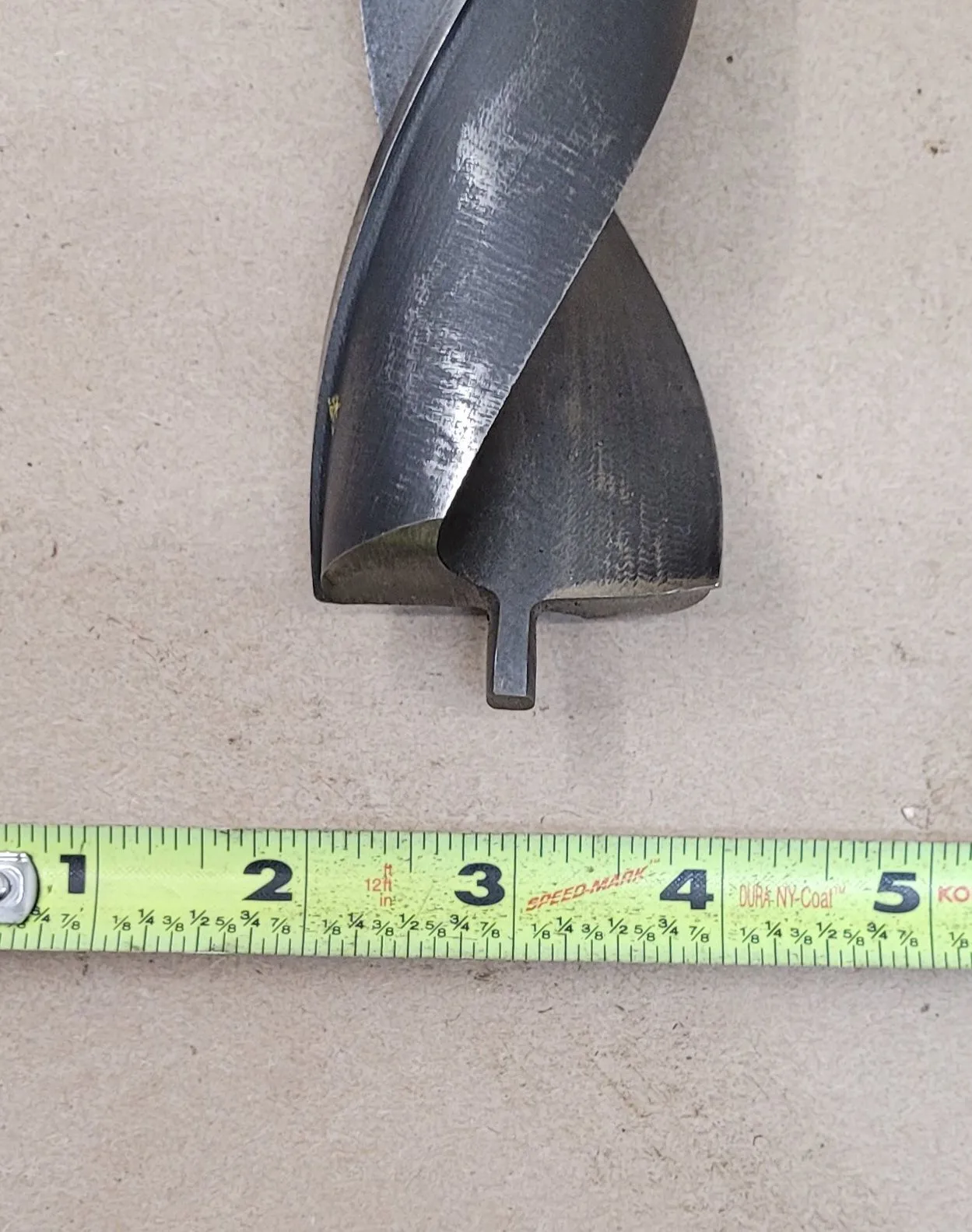 DORMER HIGH-SPEED TWIST DRILL, 1-15/16" DIA, 4MT SHANK, 14.5" OAL, 8" FLUTE - undefined