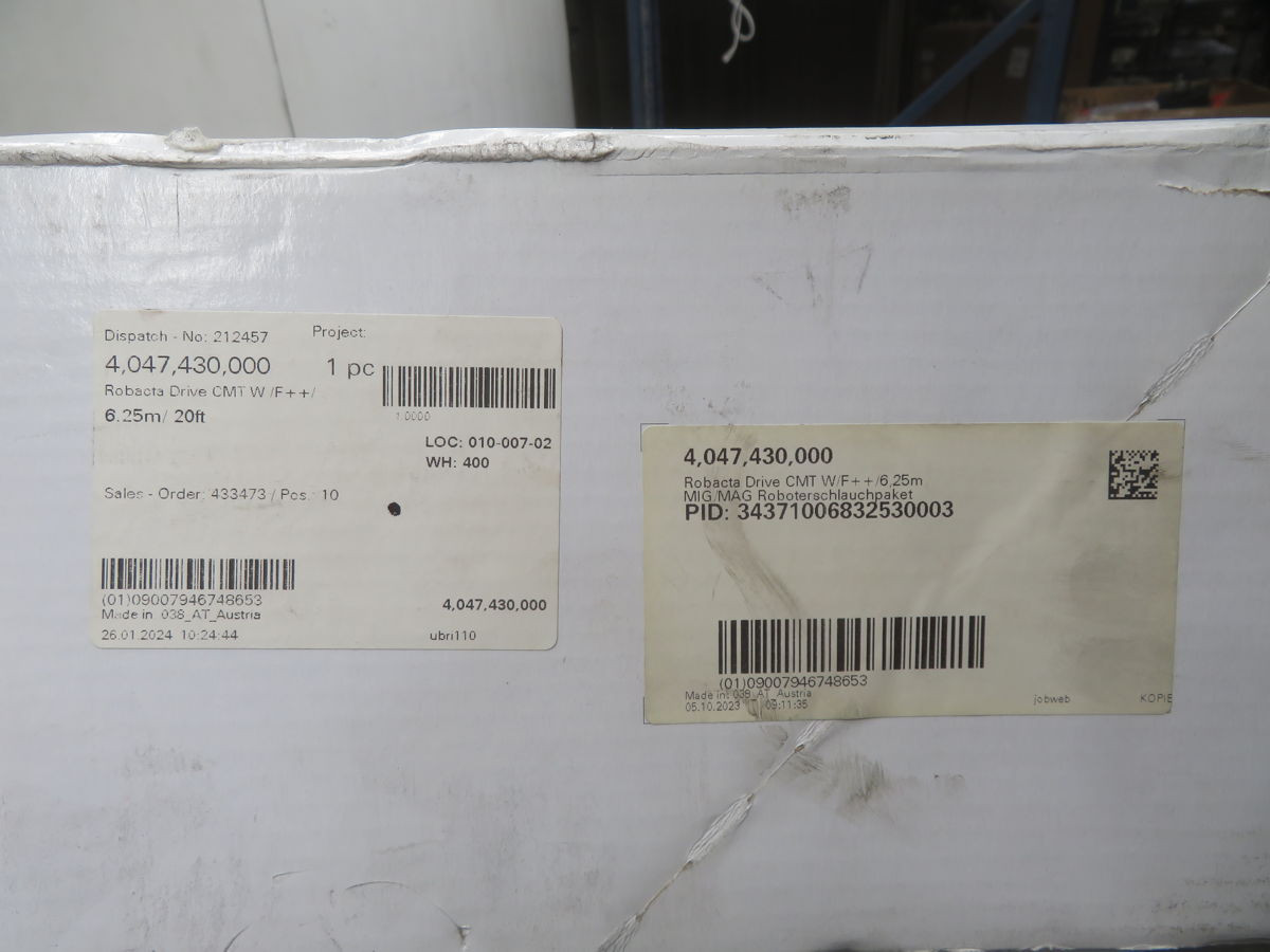 FRONIUS 4,047,430,000 SOLDERING DRIVE UNIT, 6.25M CONNECTION CABLE - undefined