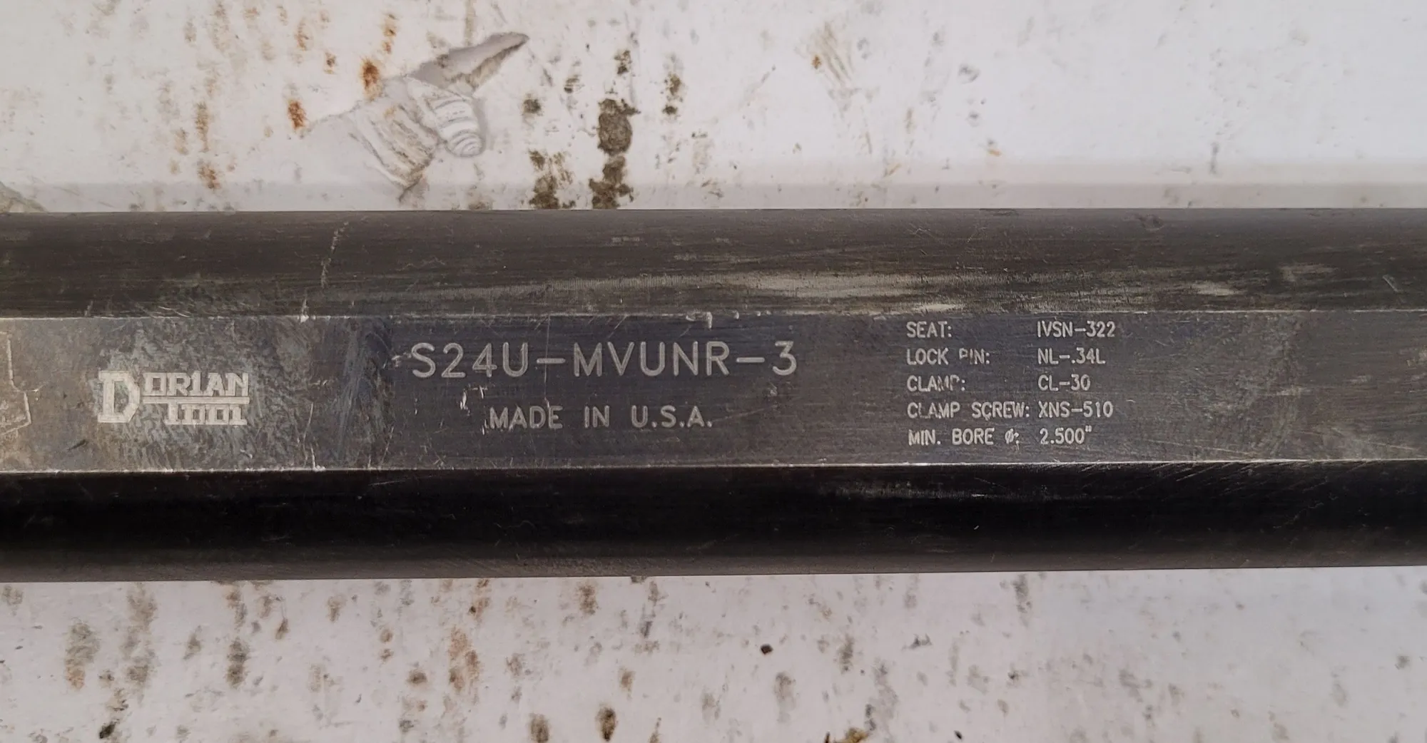 DORIAN TOOL S24U-MVUNR-3 BORING BAR - undefined
