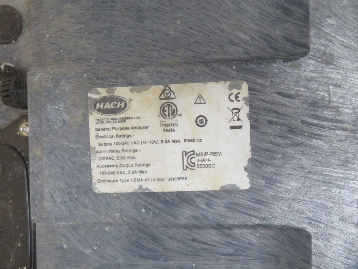HACH 5500SC SIO2 CONTROL - undefined