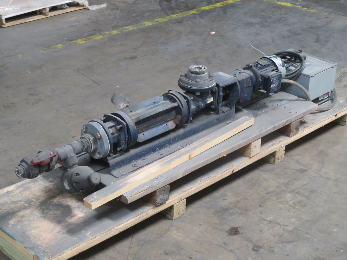 SEEPEX 5-12S PROGRESSING CAVITY PUMP, 5 M3/H FLOW, 12 BAR PRESSURE, NORD SK90S/4 MOTOR - undefined