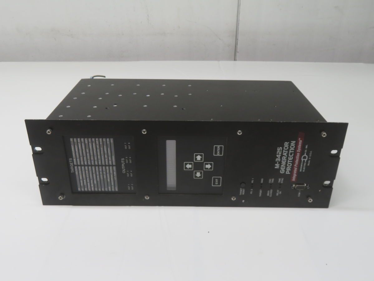 BECKWITH M-3425 POWER RELAYS, GENERATOR PROTECTION, IEEE C37.102, MULTI ...