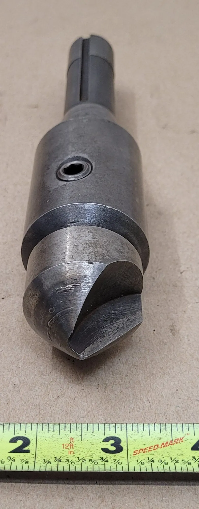 BRIDGEPORT R8 END MILL HOLDER, 8-1/4" LENGTH, 1-1/2" BODY DIAMETER, R8 SHANK TYPE - undefined