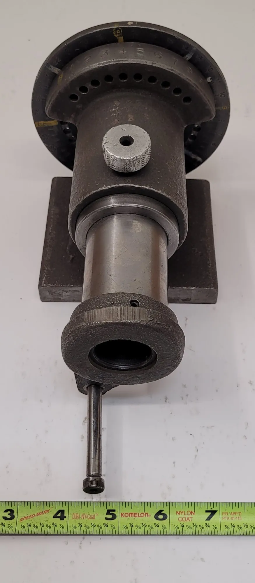 YUASA 5C COLLET SPIN INDEXER, MANUAL OPERATION, HORIZONTAL, 36 INDEXING INCREMENTS - undefined
