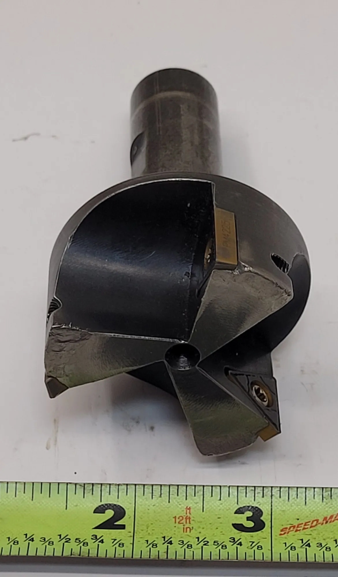 DORIAN TOOL E90-200-TC3-075 90 DEGREE INDEXABLE END MILL - 2" CUT DIAMETER, 3/4" SHANK - undefined