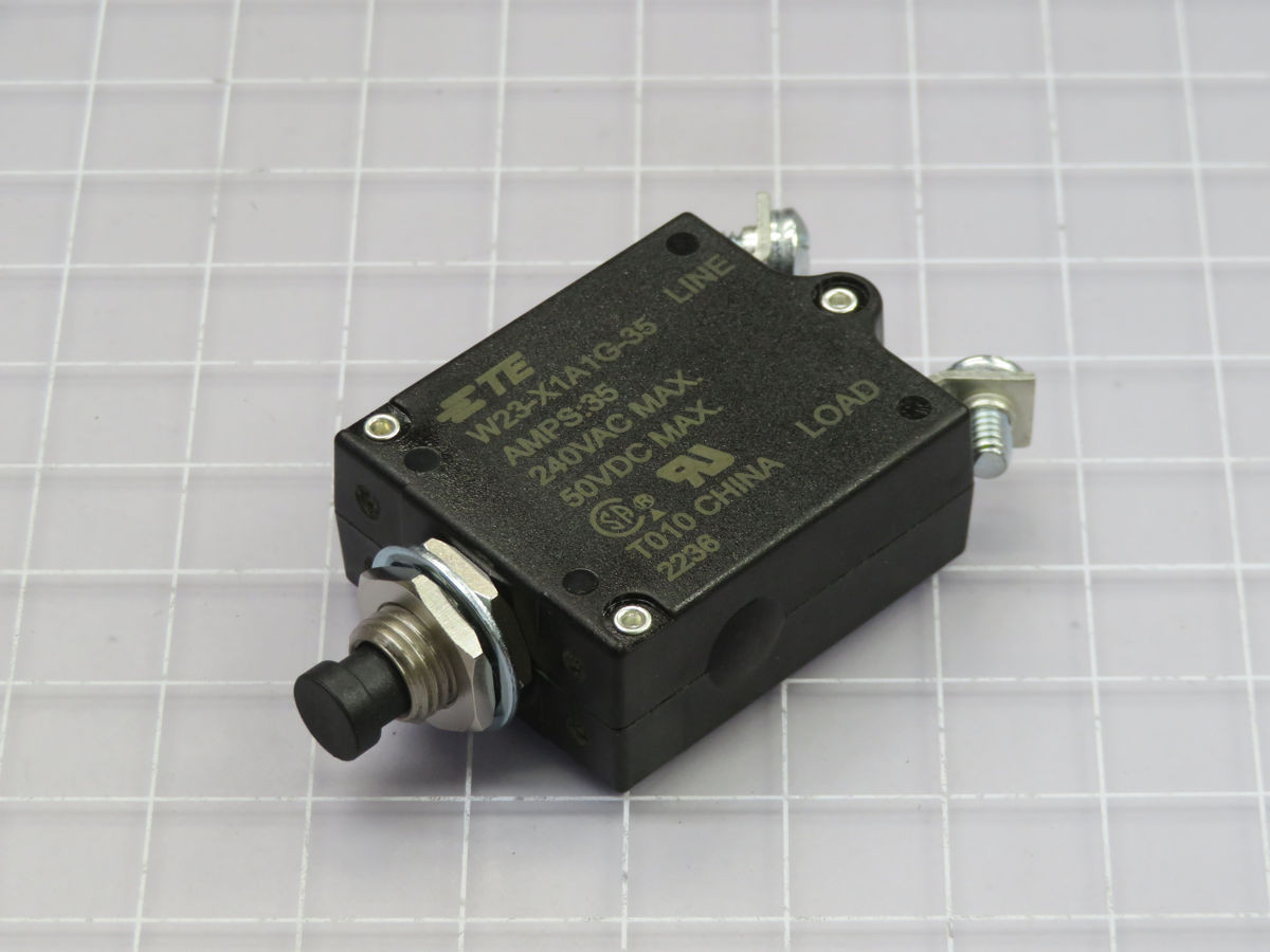 BULK QTY OF TE CONNECTIVITY W23-X1A1G-35 CIRCUIT BREAKERS - undefined