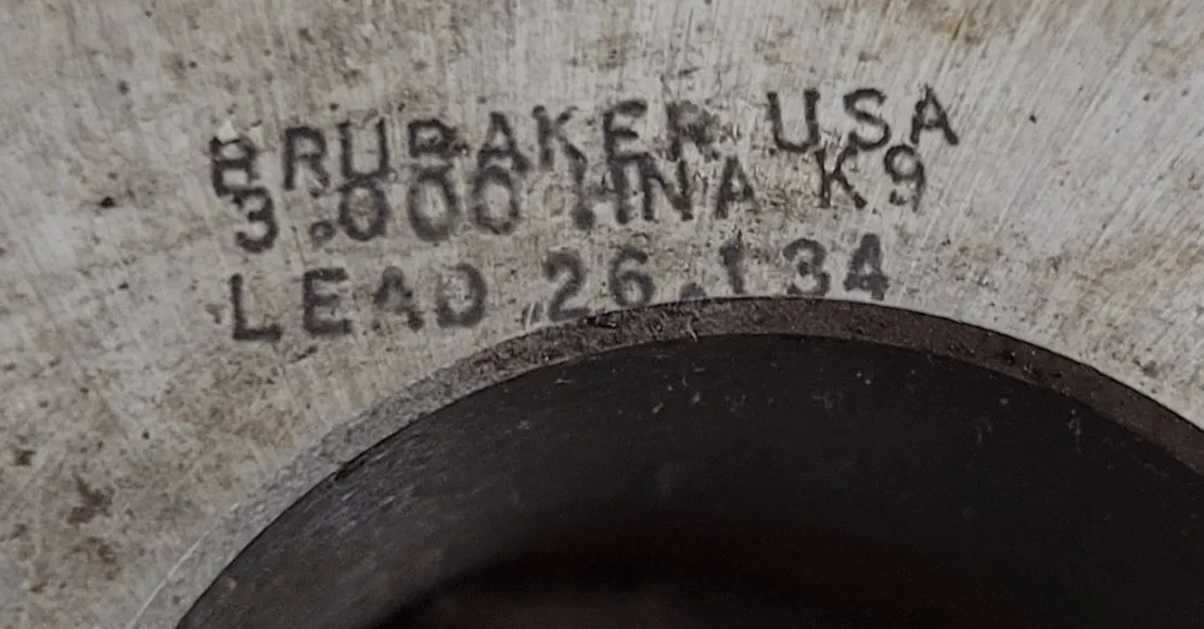 BRUBAKER USA SIDE CUTTER, 3IN DIAMETER, 12 FLUTE, 1.80IN OAL, 1.25IN ARBOR HOLE - undefined