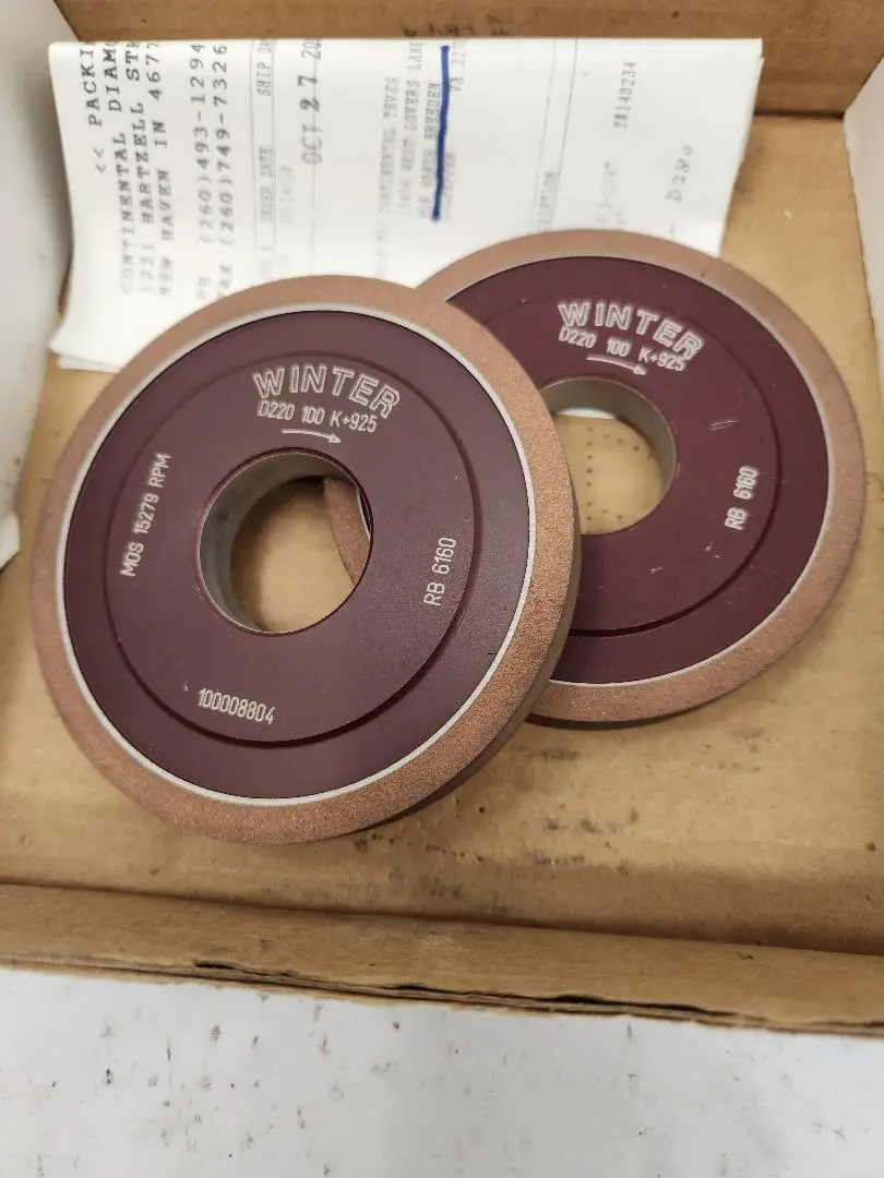 DIAMOND GRINDING WHEELS, VARIOUS SET OF 6 (CDT, WINTER, BLUE DRAGON, NORTON) - undefined