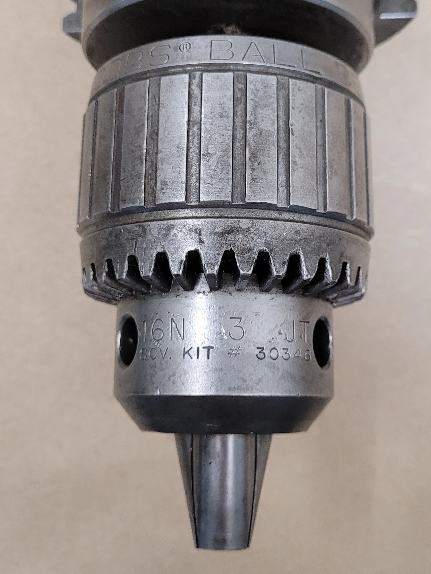 Jacob Oil Riggs JACOBS 16N DRILLING ACCESSORIES BALL BEARING SUPER CHUCK 3JT CAT 50 1/8 ...