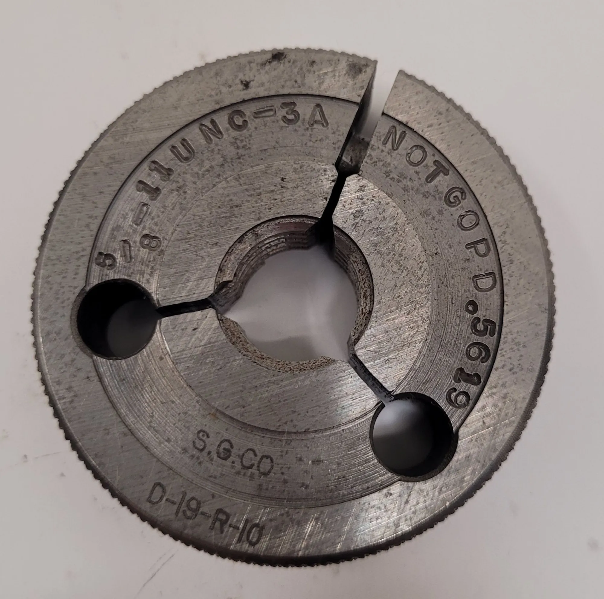 HANSON & WHITNEY THREAD RING GAUGES - VARIOUS SIZES - SET OF 5 - undefined