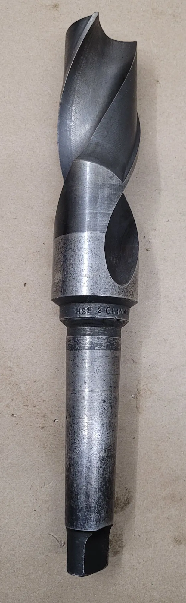 2-INCH HSS TWIST COUNTER BORE DRILL, 4MT TAPER SHANK, 12.25" OAL, 6-3/8" FLUTE LENGTH - undefined