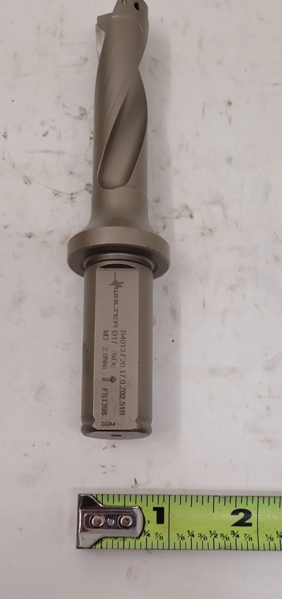 WALTER XTRA-TEC B4013.F20.17,0.Z02.51R 17MM INDEXABLE INSERT DRILL, RIGHT HAND, 2 FLUTES - undefined