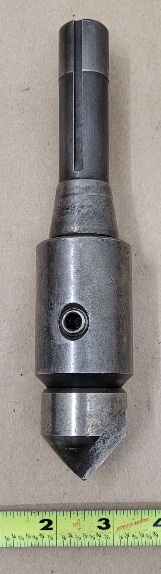 BRIDGEPORT R8 END MILL HOLDER, 8-1/4" LENGTH, 1-1/2" BODY DIAMETER, R8 SHANK TYPE - undefined