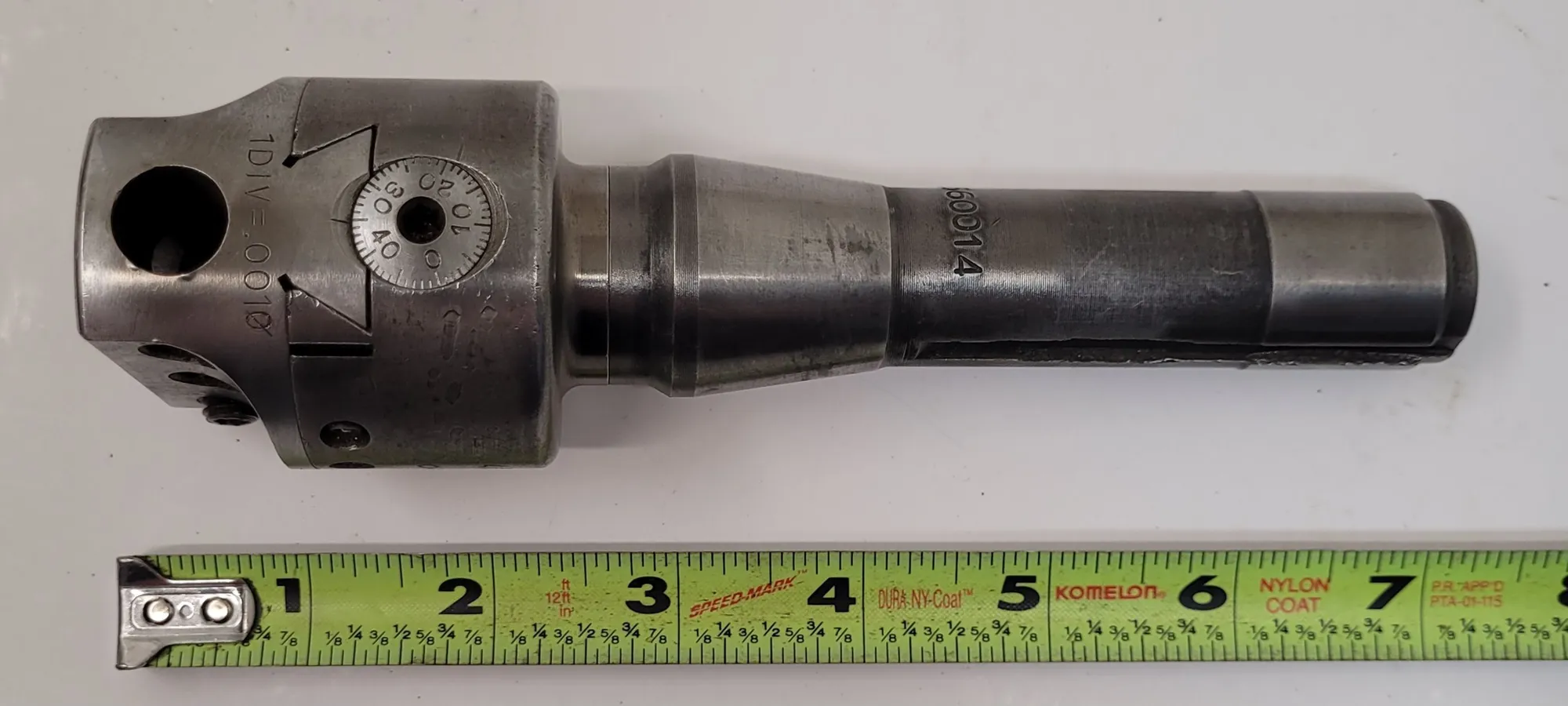 ETM 2IN R8 BORING HEAD OAL: 6.75” BORING HEAD: 2” WIDE SHANK LENGTH: 4.5” - undefined