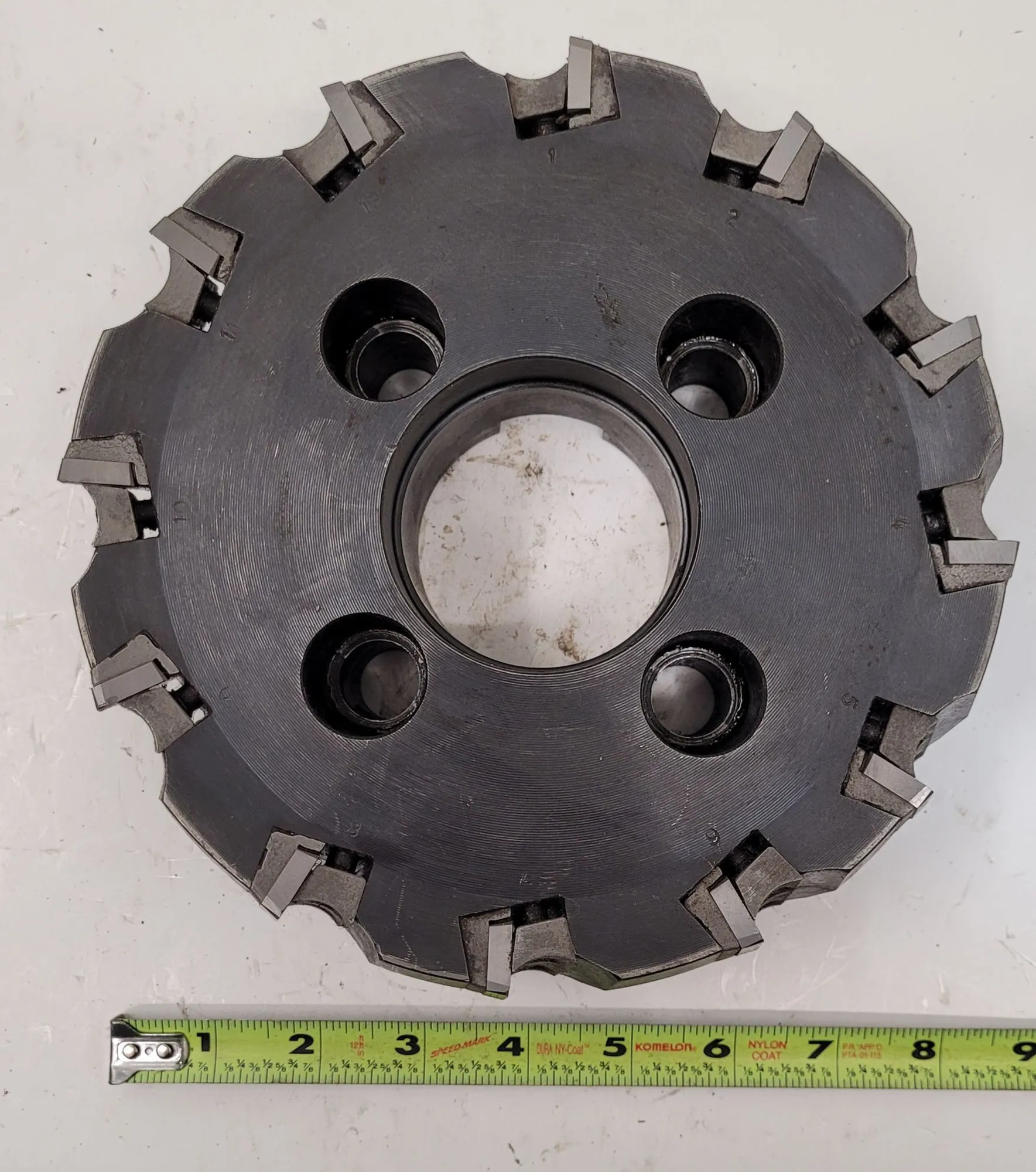 TMX TOOLING 8" DIA. INDEXABLE FACE SHELL MILL 6-904-363 (12 FLUTES, 2.5" BORE) - undefined