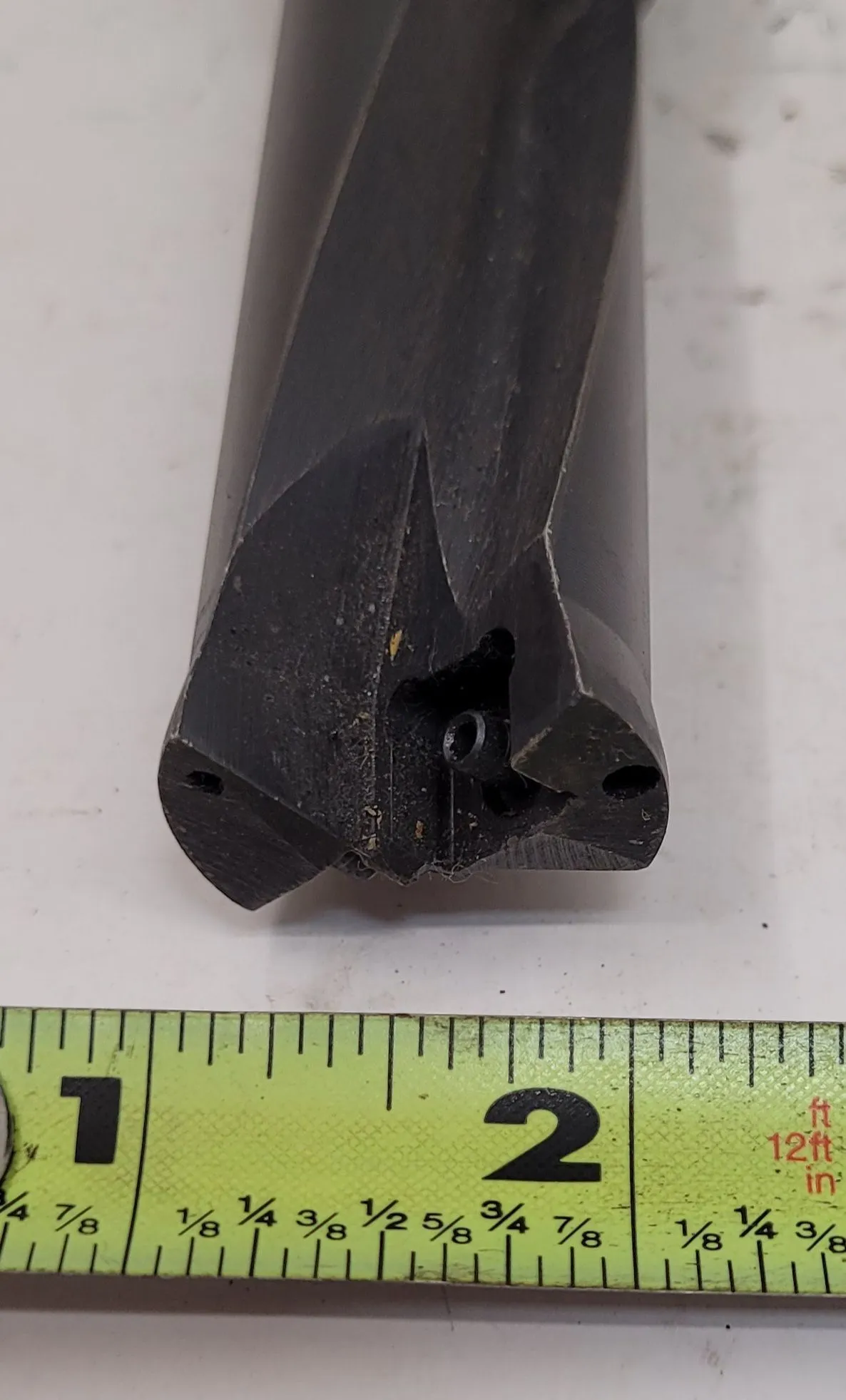 KENDEX METCUT 270-0112 INDEXABLE CARBIDE COOLANT DRILL 1-1/4" SHANK 1-1/8" DIA. 8.125" OAL - undefined
