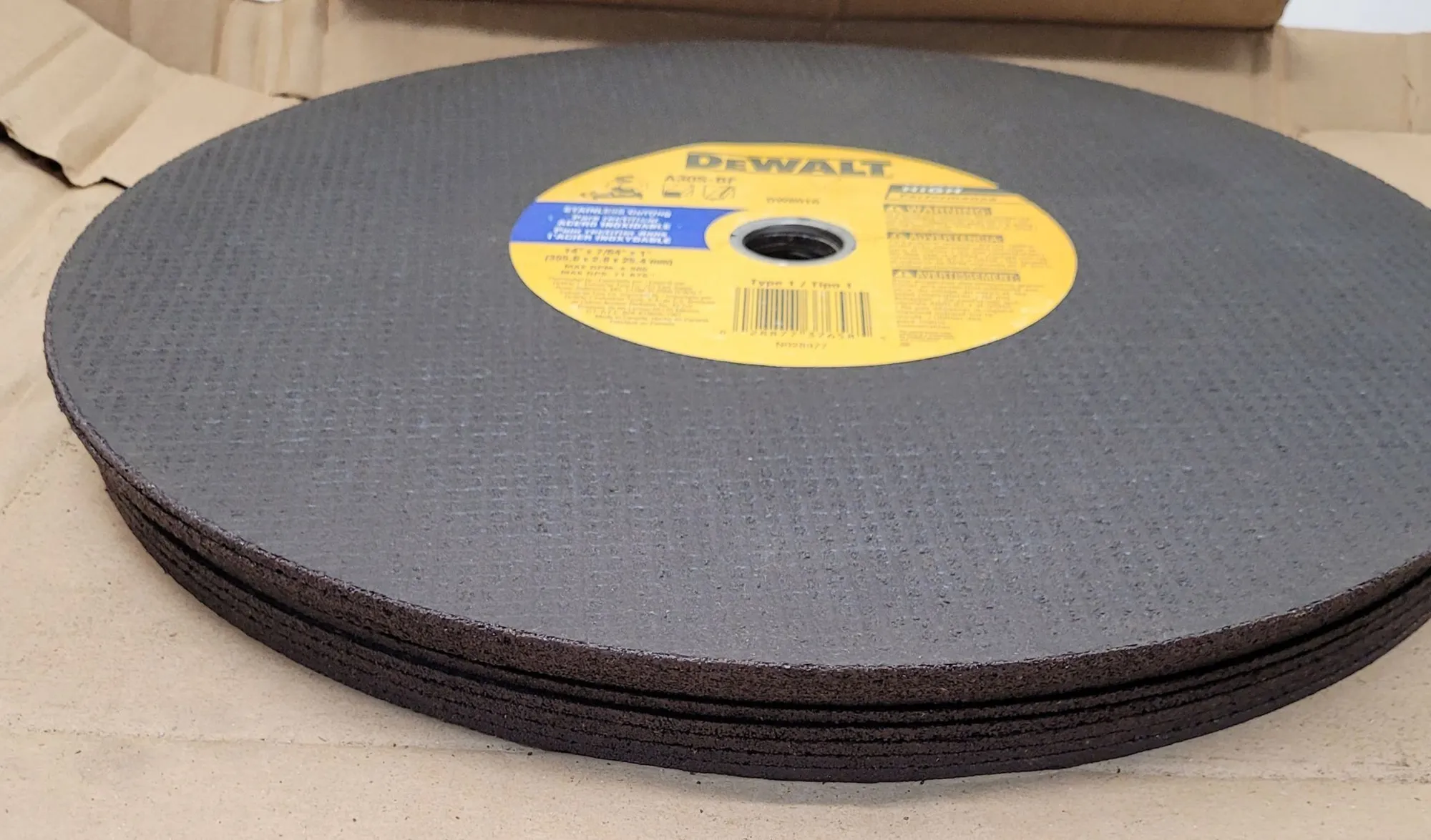 DEWALT A30S-BF TYPE 1 CUTTING DISC (14X7/64X1) - 10 PACK - undefined