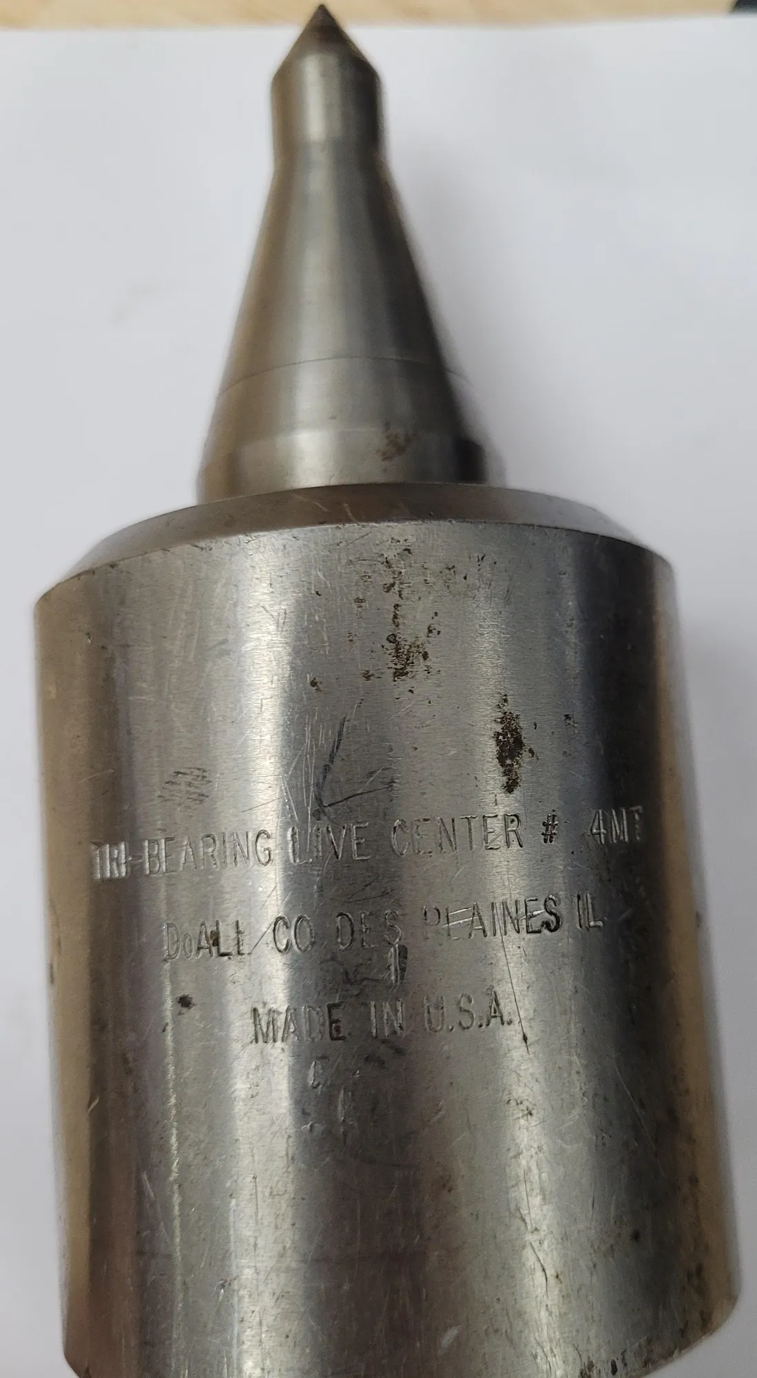 DOALL TRI-BEARING LIVE CENTER - #4MT TAPER - undefined