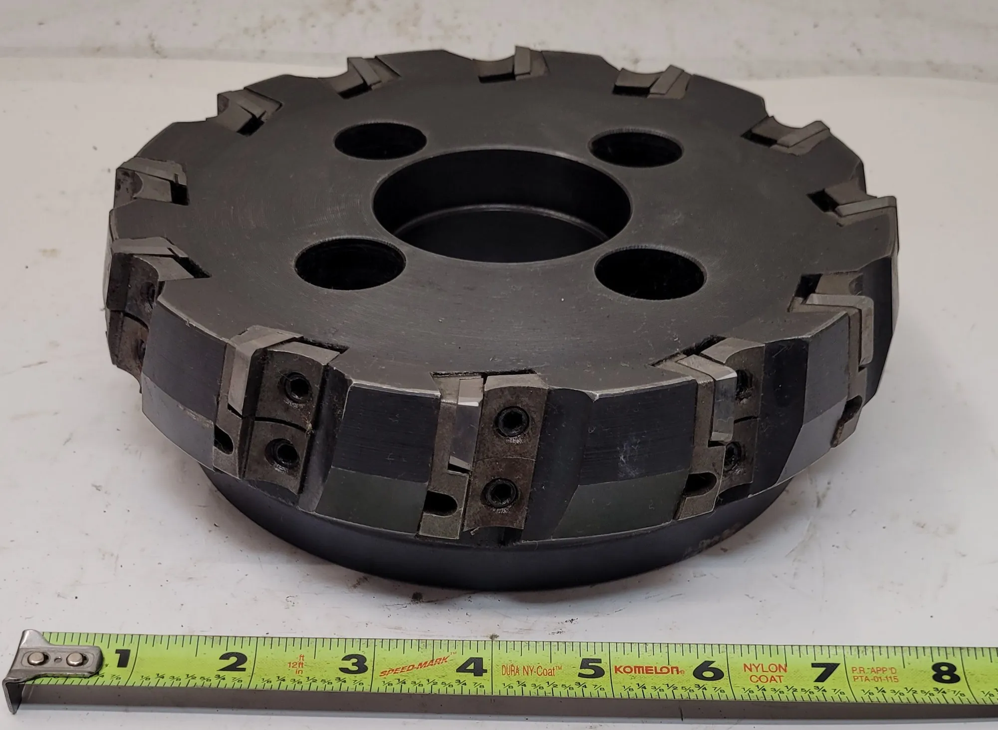 TMX TOOLING 8" DIA. INDEXABLE FACE SHELL MILL 6-904-363 (12 FLUTES, 2.5" BORE) - undefined