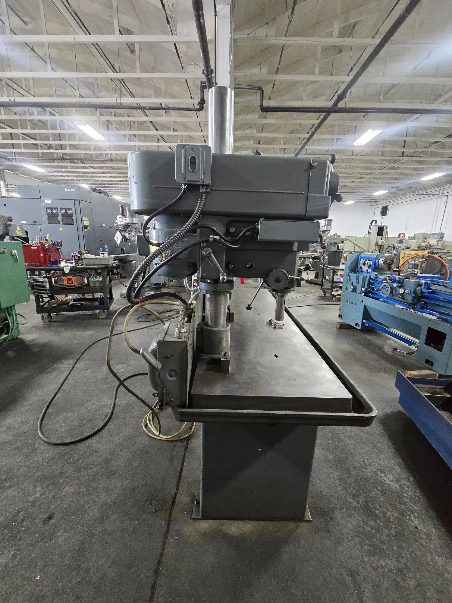 CLAUSING 22VI 20" VARI-SPEED FLOOR DRILL PRESS 1 1/2 HP 3-PHASE NO. 3 MT TAPER - undefined