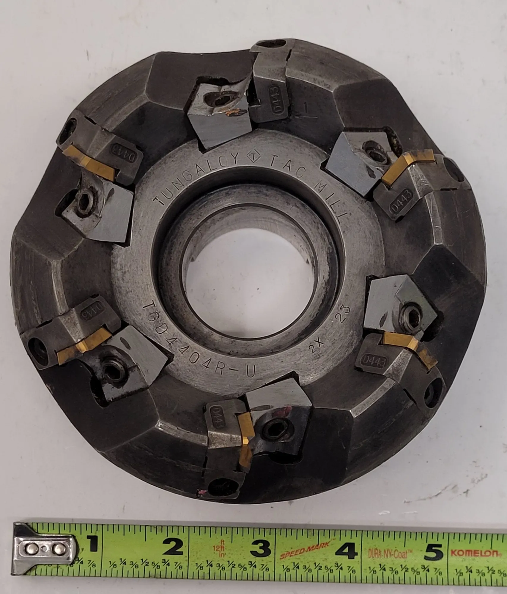 TUNGALOY TGD4404R-U TAC MILL, 100MM CUTTING DIAMETER, FACE MILLING APPLICATION - undefined