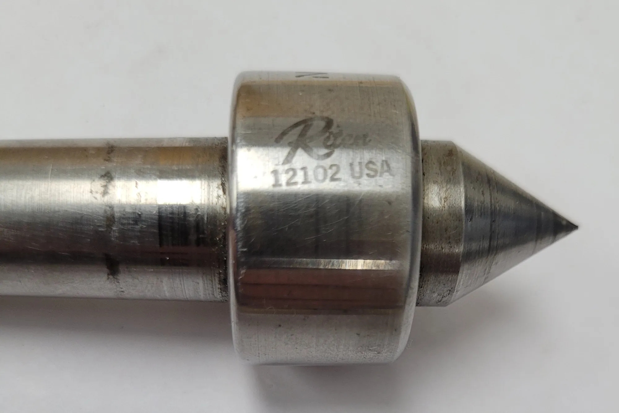 RITEN 12102 SUPER ACCURATE LIVE CENTER, 2 MORSE TAPER, HARDENED TOOL STEEL, ±.00004 ACCURACY - undefined