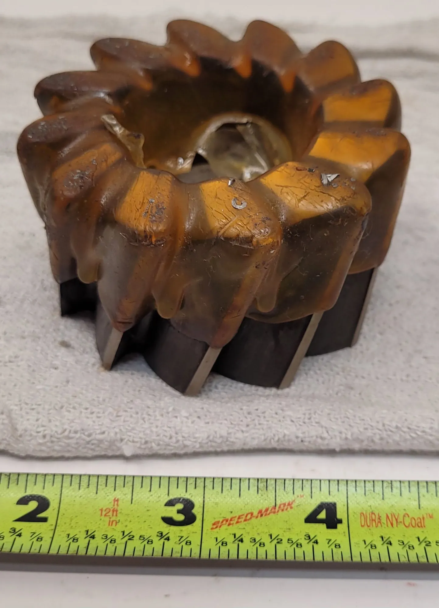 BRUBAKER USA SIDE CUTTER, 3IN DIAMETER, 12 FLUTE, 1.80IN OAL, 1.25IN ARBOR HOLE - undefined