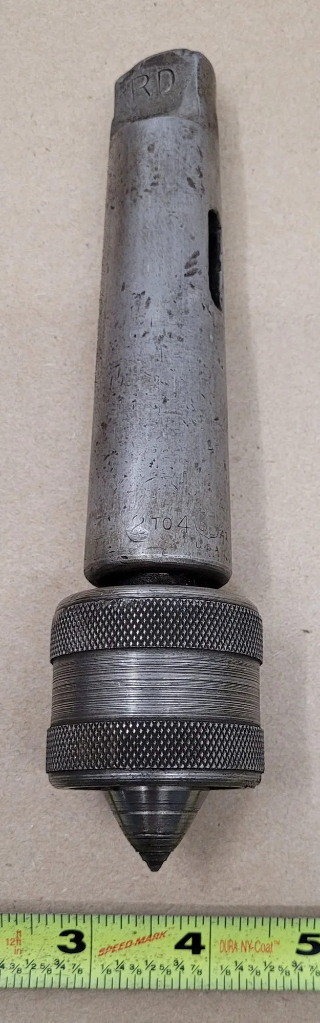 LIVE CENTER, 4MT SHANK, 2-4MT SLEEVE, 7-3/8" OAL - undefined