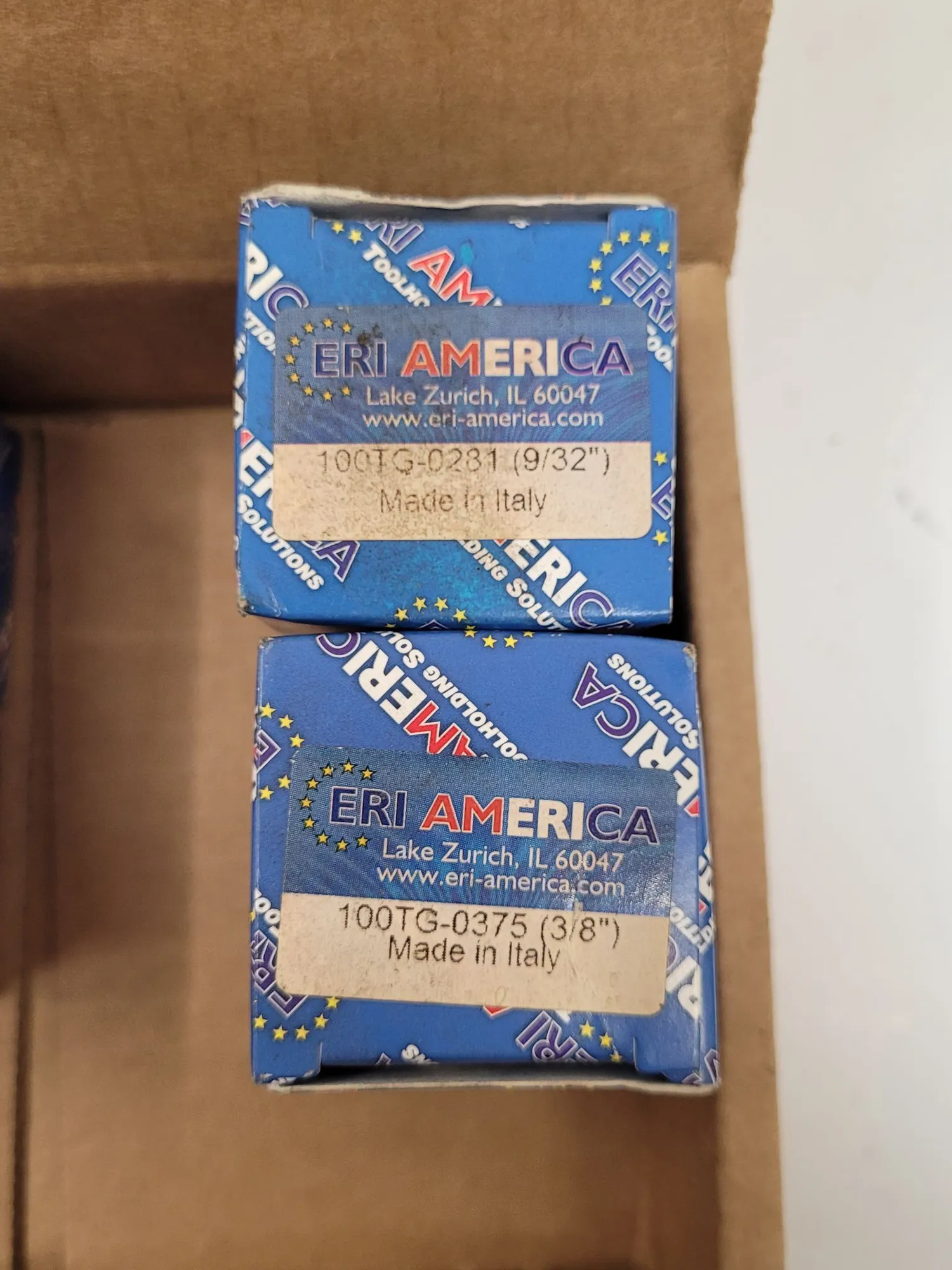 ERI AMERICA COLLETS, SET OF 7, TYPES ER 32 & TG100, VARIOUS SIZES - undefined