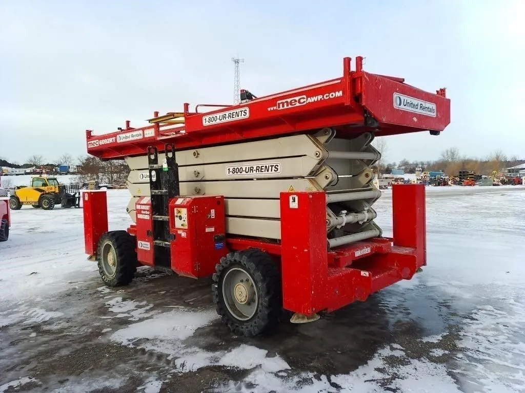 2021 MEC 6092RT ROUGH TERRAIN SCISSOR LIFT, 66 FT WORKING HEIGHT, 1,200 LB CAPACITY - undefined