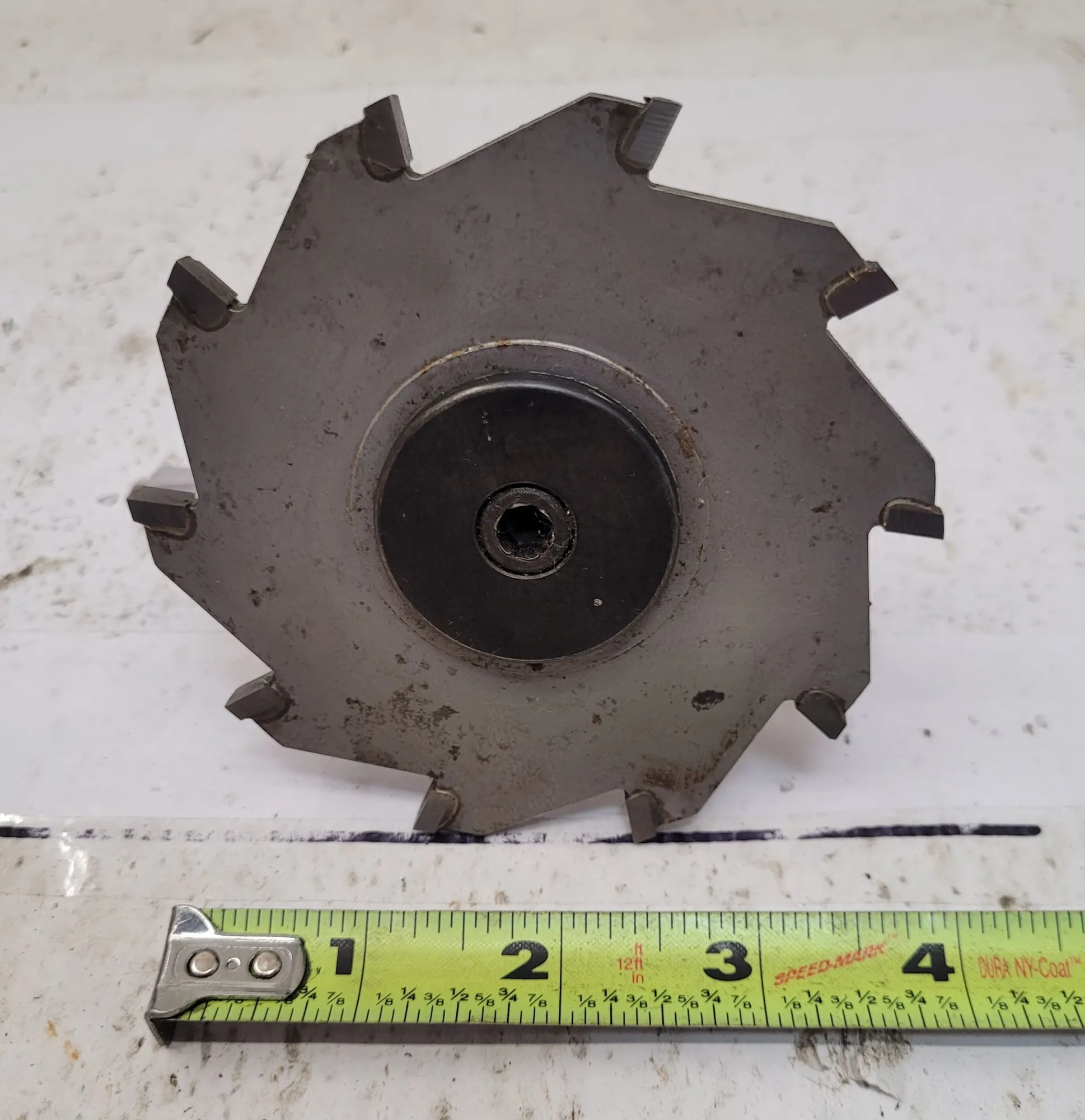 SIERRA AMERICAN SA-1000 SLITTING & SLOTTING SAW ARBOR, 4" DIAMETER, 1/8" THICKNESS, 10 TEETH - undefined