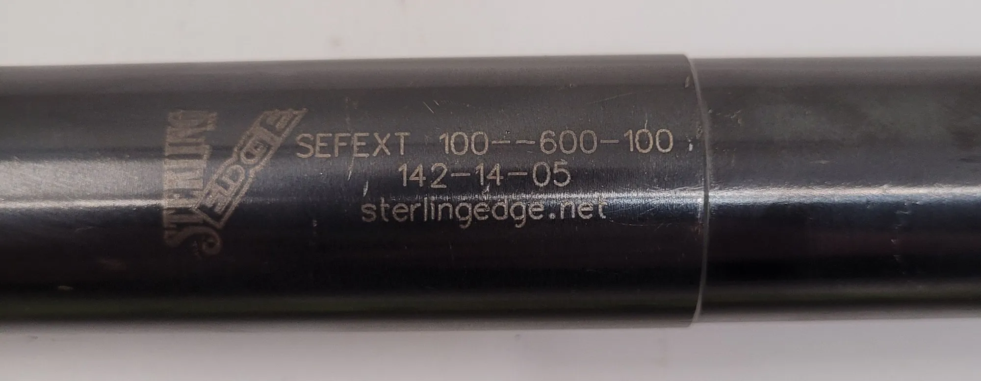 STERLING EDGE SEFEXT 100-600-100 TOOL BODY BAR – 6” OAL, 1” SHANK DIA, .5” BORE - undefined