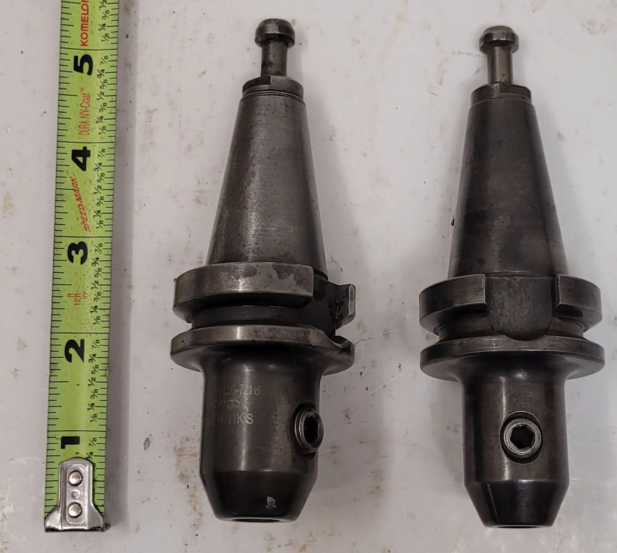 TECHNIKS SYIC 17130 CAT 30 END MILL HOLDER - 5-1/4IN OAL, 7/16 & 3/8IN BORE IDS - undefined