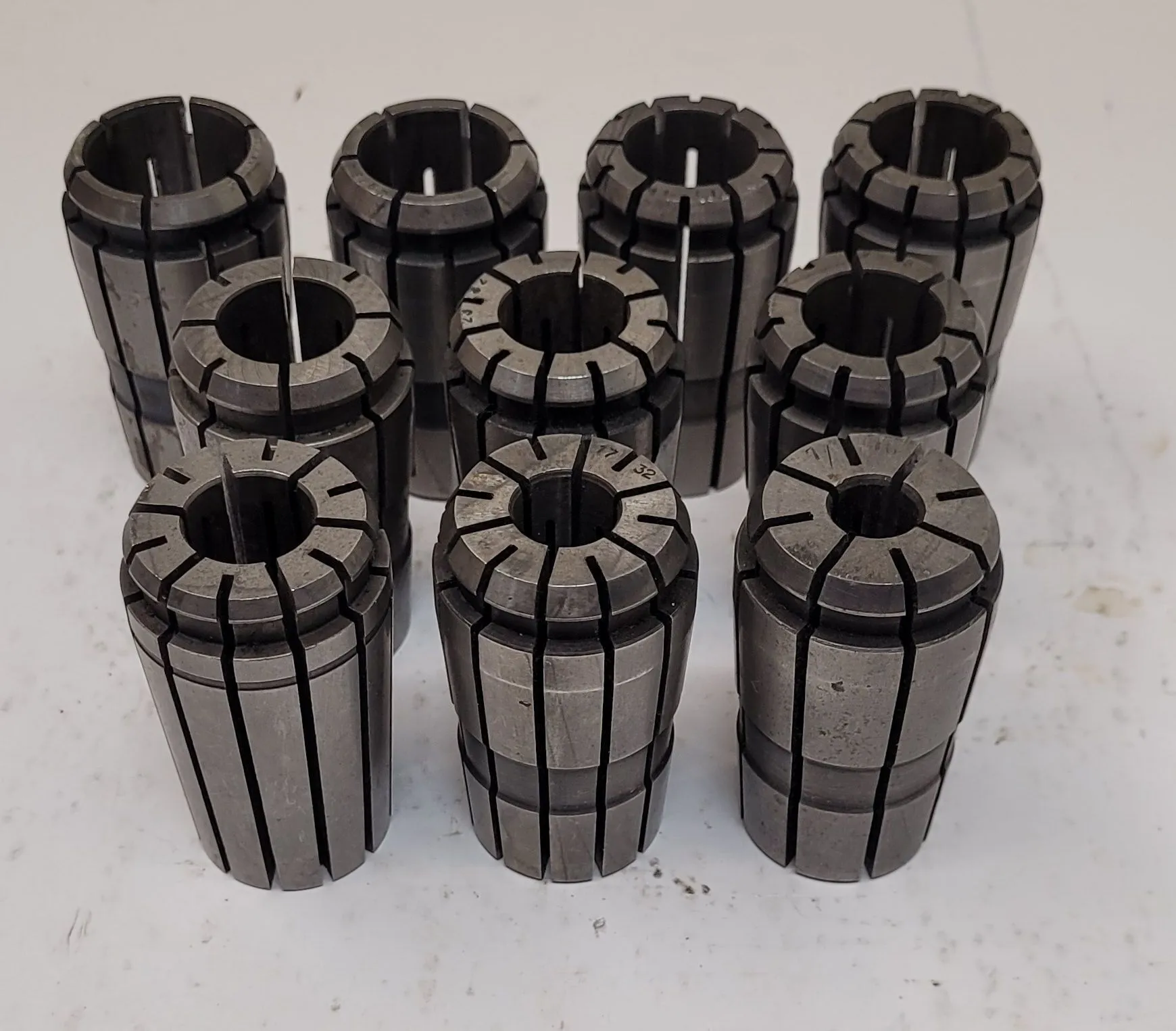 ERICKSON COLLETS - SET OF 10, VARIOUS SIZES (7/16" TO 31/32") - undefined