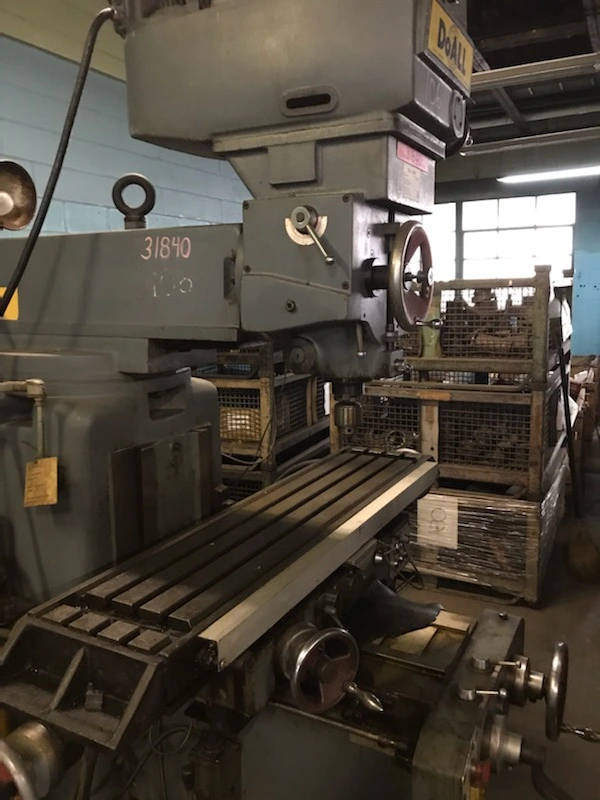 DOALL FV-4V VERTICAL MILL, 12