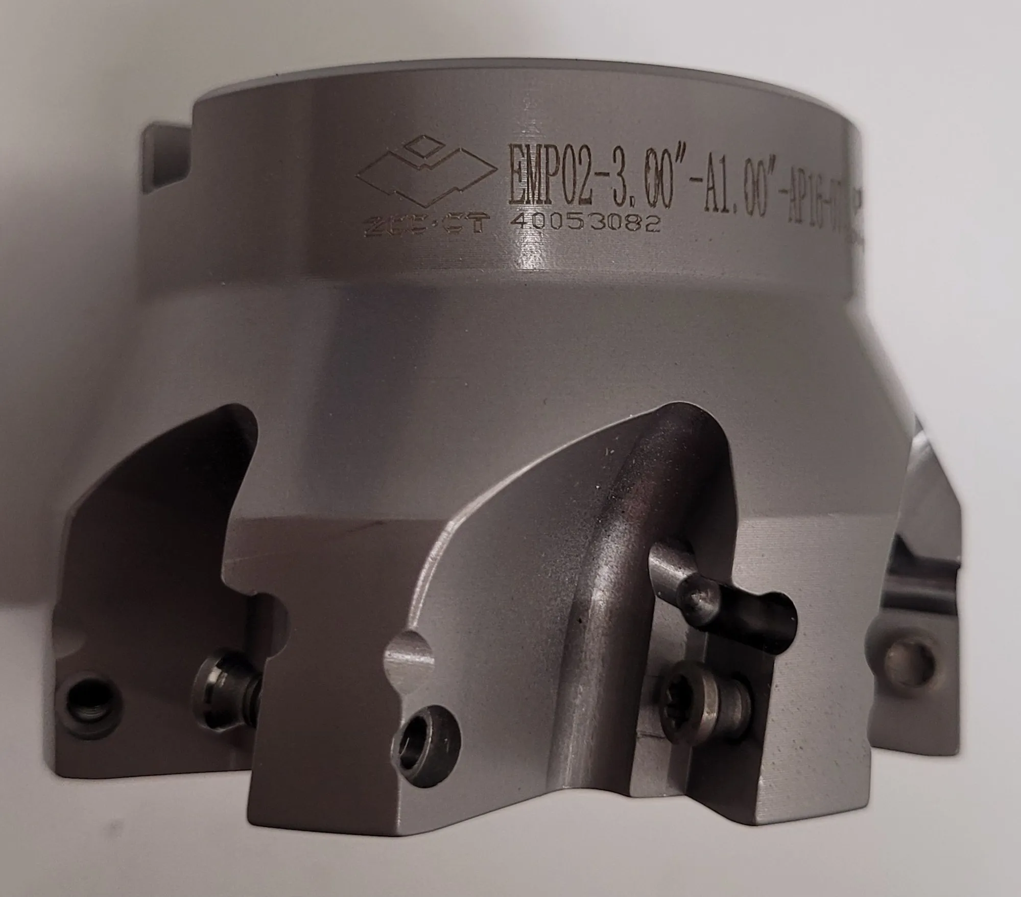 ZHUZHOU CUTTING TOOLS EMP02-3.00”-A1.00” AP16-07 SQUARE SHOULDERING INDEXABLE FACE MILL - undefined