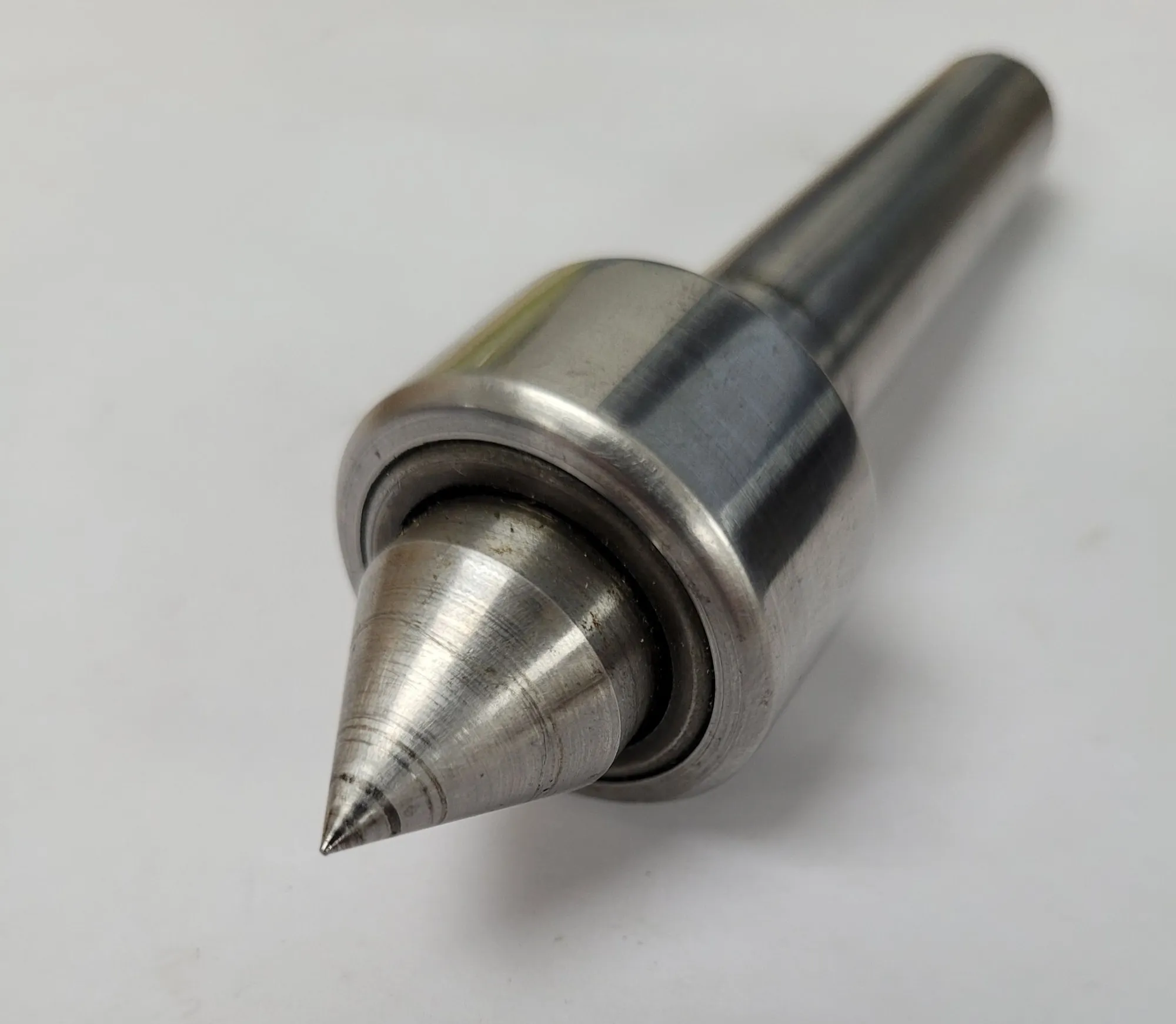 RITEN 12102 SUPER ACCURATE LIVE CENTER, 2 MORSE TAPER, HARDENED TOOL STEEL, ±.00004 ACCURACY - undefined