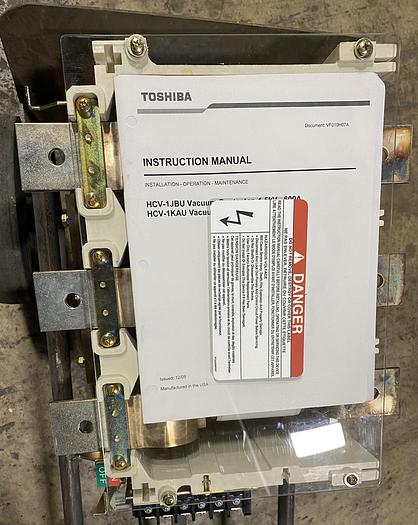 TOSHIBA HCV-1JBU VAC CONTACTOR 208-1500V 600A 42KA I.C. 15KV I.W. - undefined