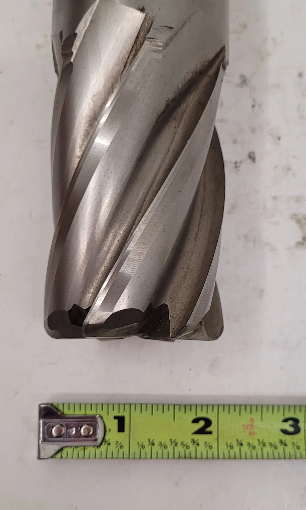 DURA-MILL CDA-76-6 HSS 6 FLUTE END MILL - 2" DIA, .125 RADIUS, OAL: 6.5”, CD: 2” - undefined