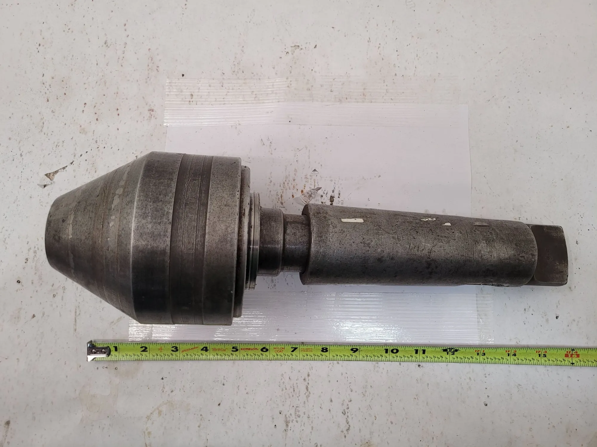 MARVECO E-HD BLUNT HEAVY DUTY LIVE CENTER 8-1/2", MT 5 W/ 6MT SLEEVE - undefined