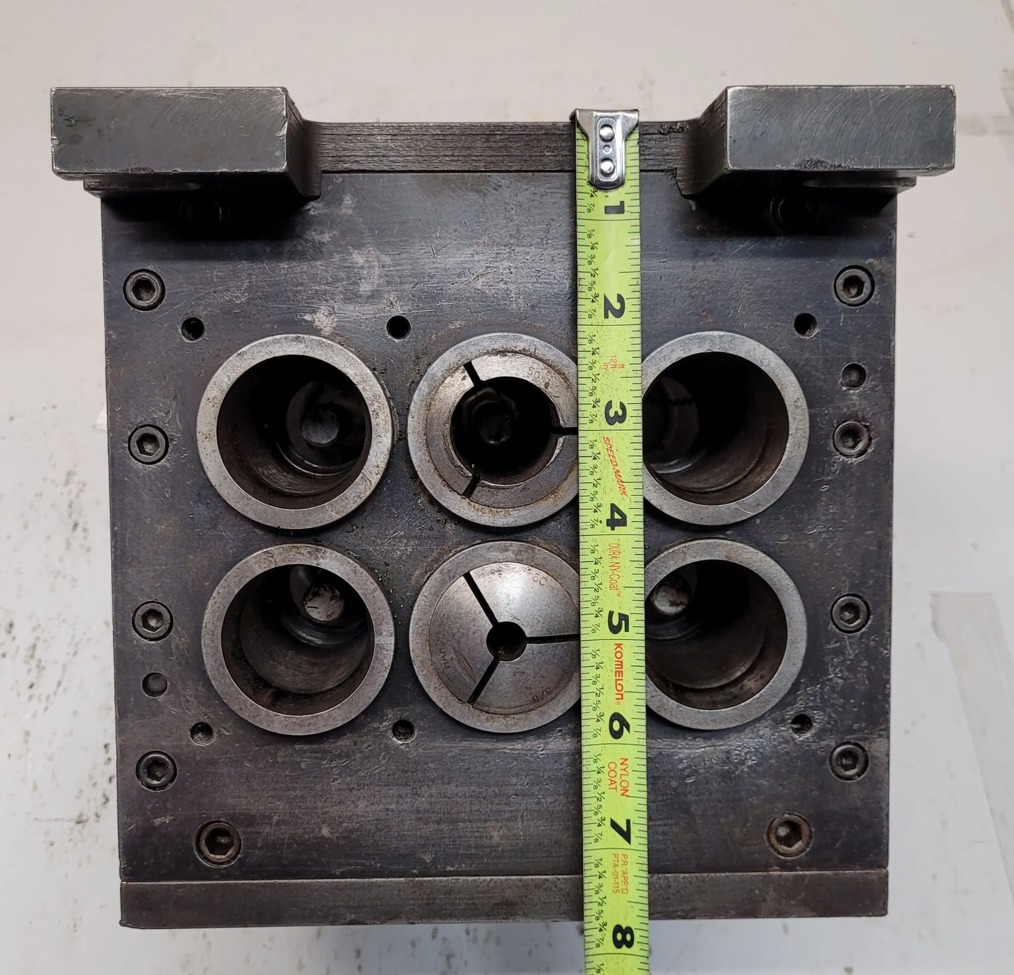 BEERE 6 STATION UNIFORM 5C COLLET FIXTURE, MAX GRIP PRESSURE 2500 - undefined