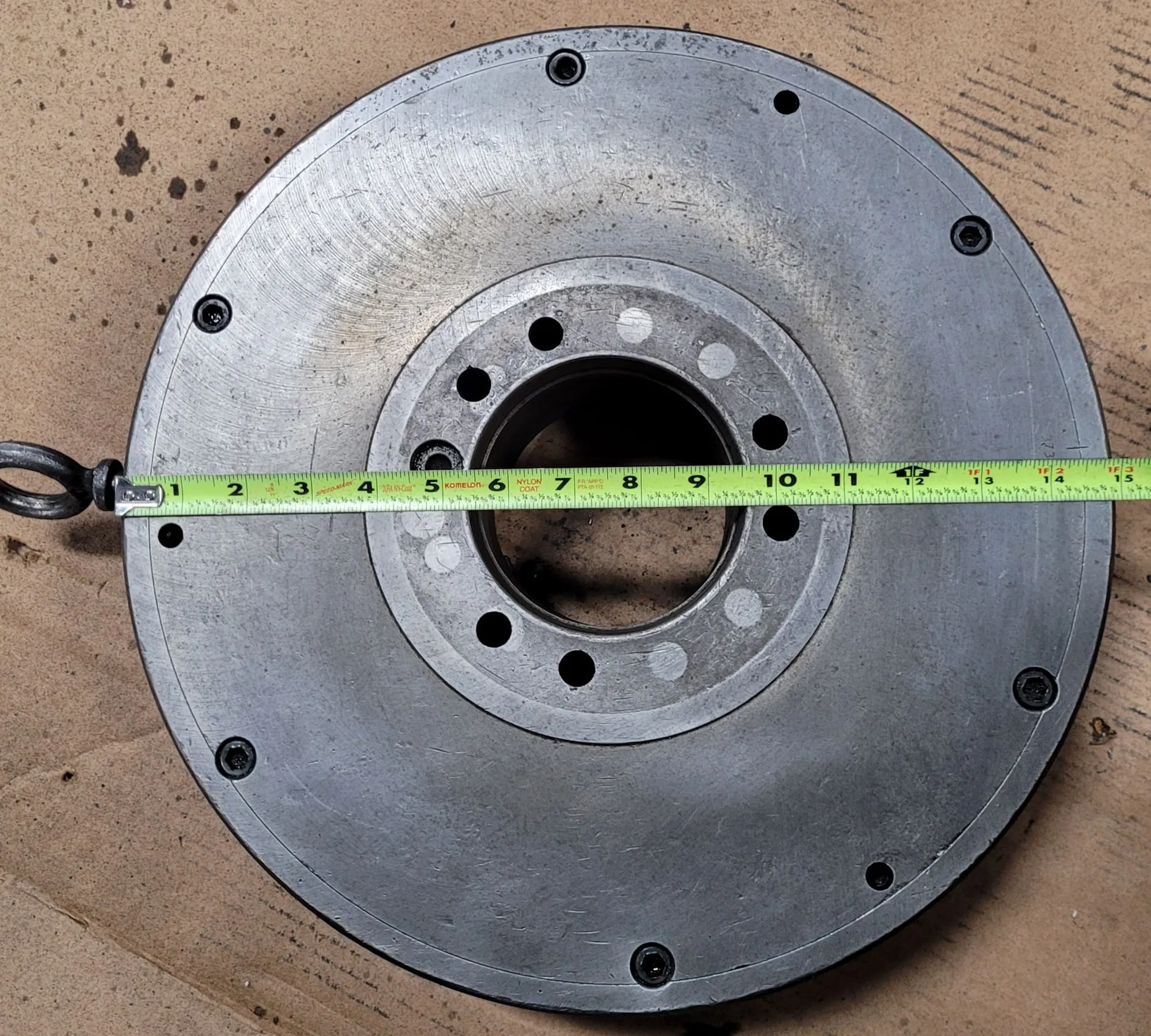 SCA 15IN 3 JAW CHUCK A2-6 MOUNT WITH 4” CENTER HOLE - undefined