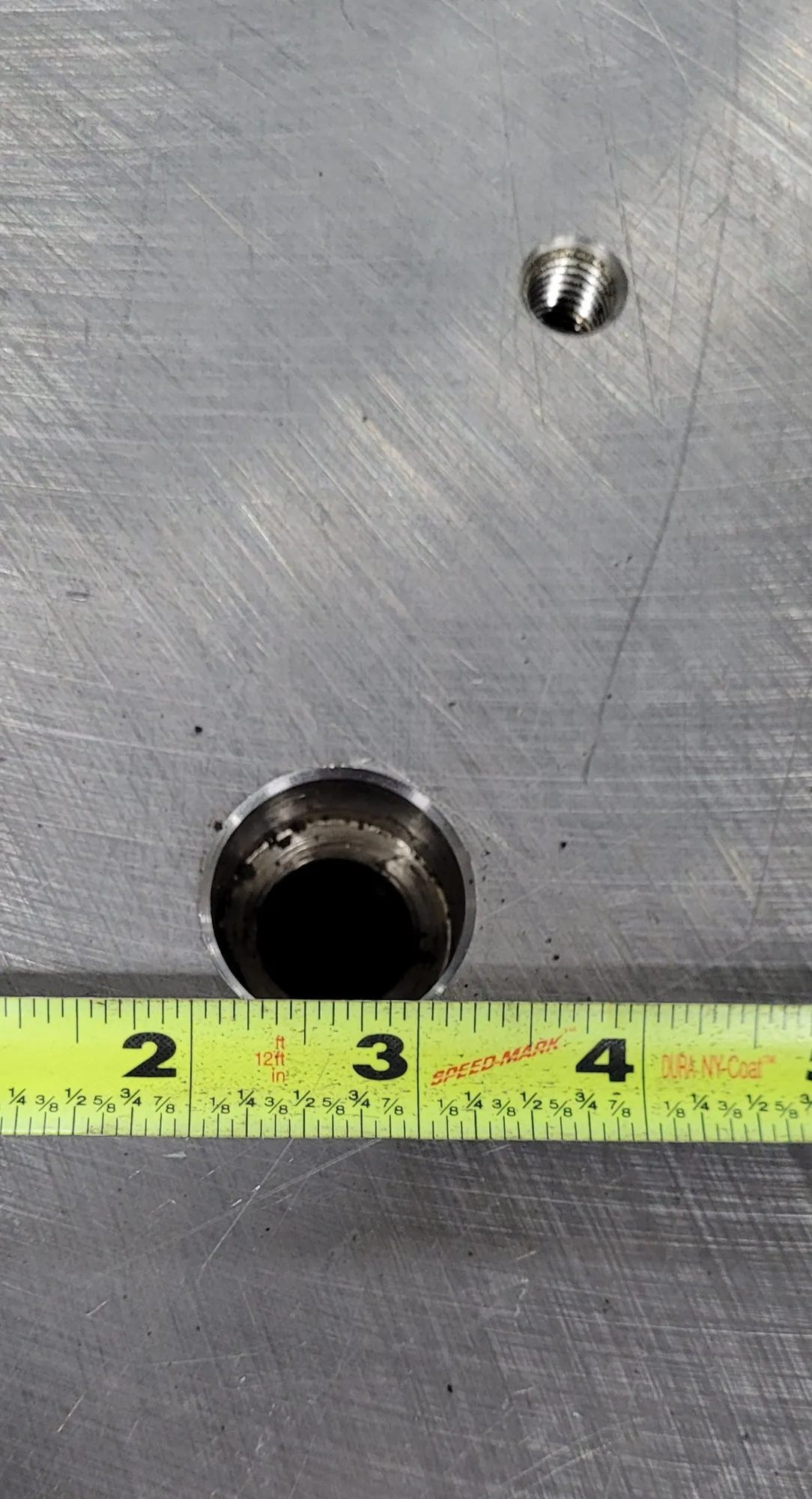 2023 STANEK 2023 FIXTURE PLATE T&A 48X36X1-3/8IN, 708LBS, 3-1/2IN HOLE, 90X 1/2IN HOLES - undefined