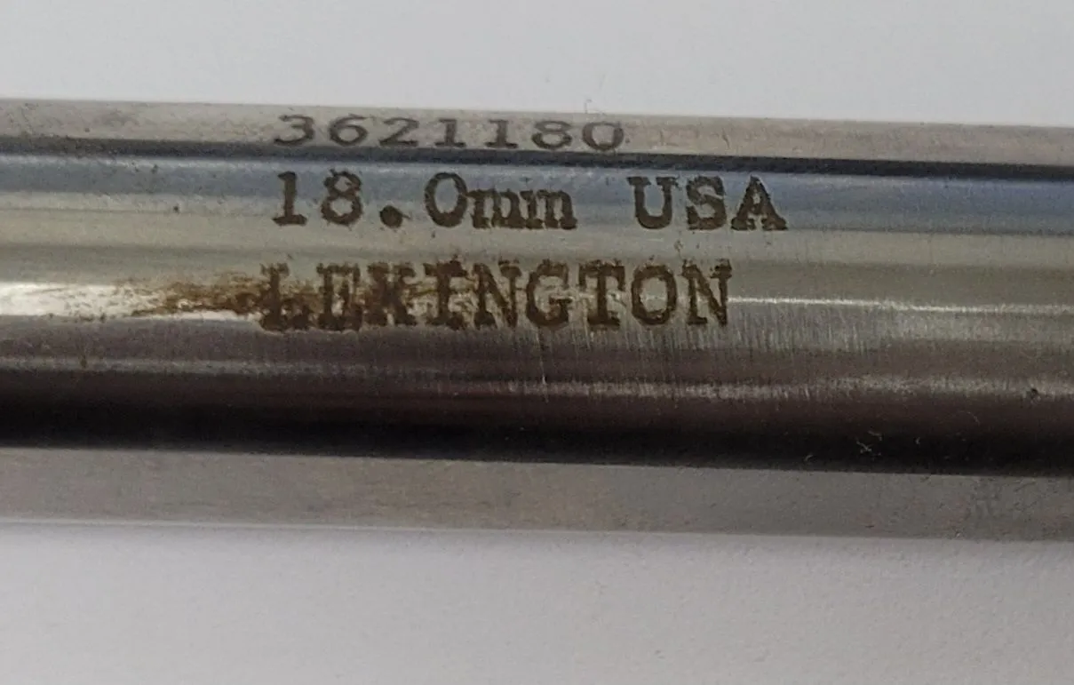LEXINGTON 3621180 REAMER 18.0MM, 8-1/4” OAL, 23/32" SHANK DIAMETER - undefined