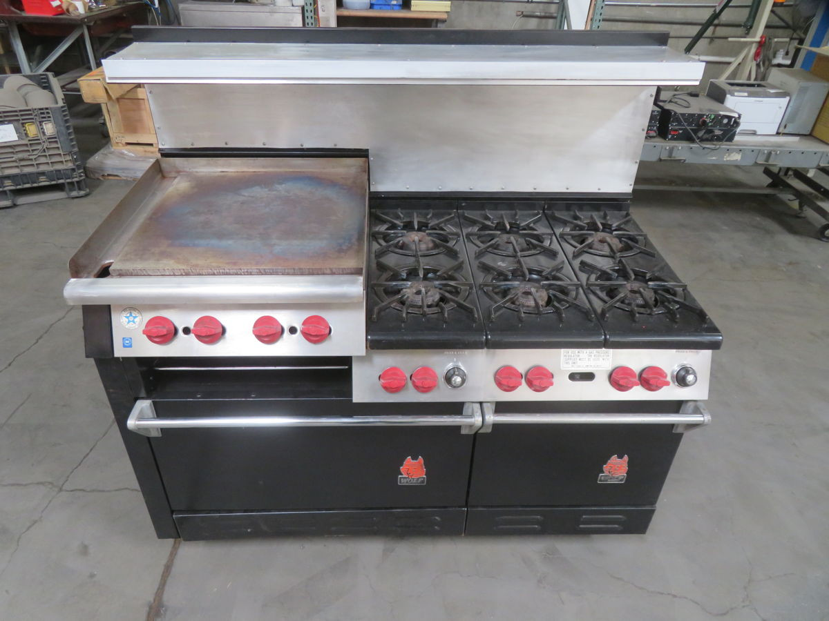 WOLF 36" 6 BURNERS WITH AN ADDITIONAL GRIDDLE/WARMER T268398 - undefined