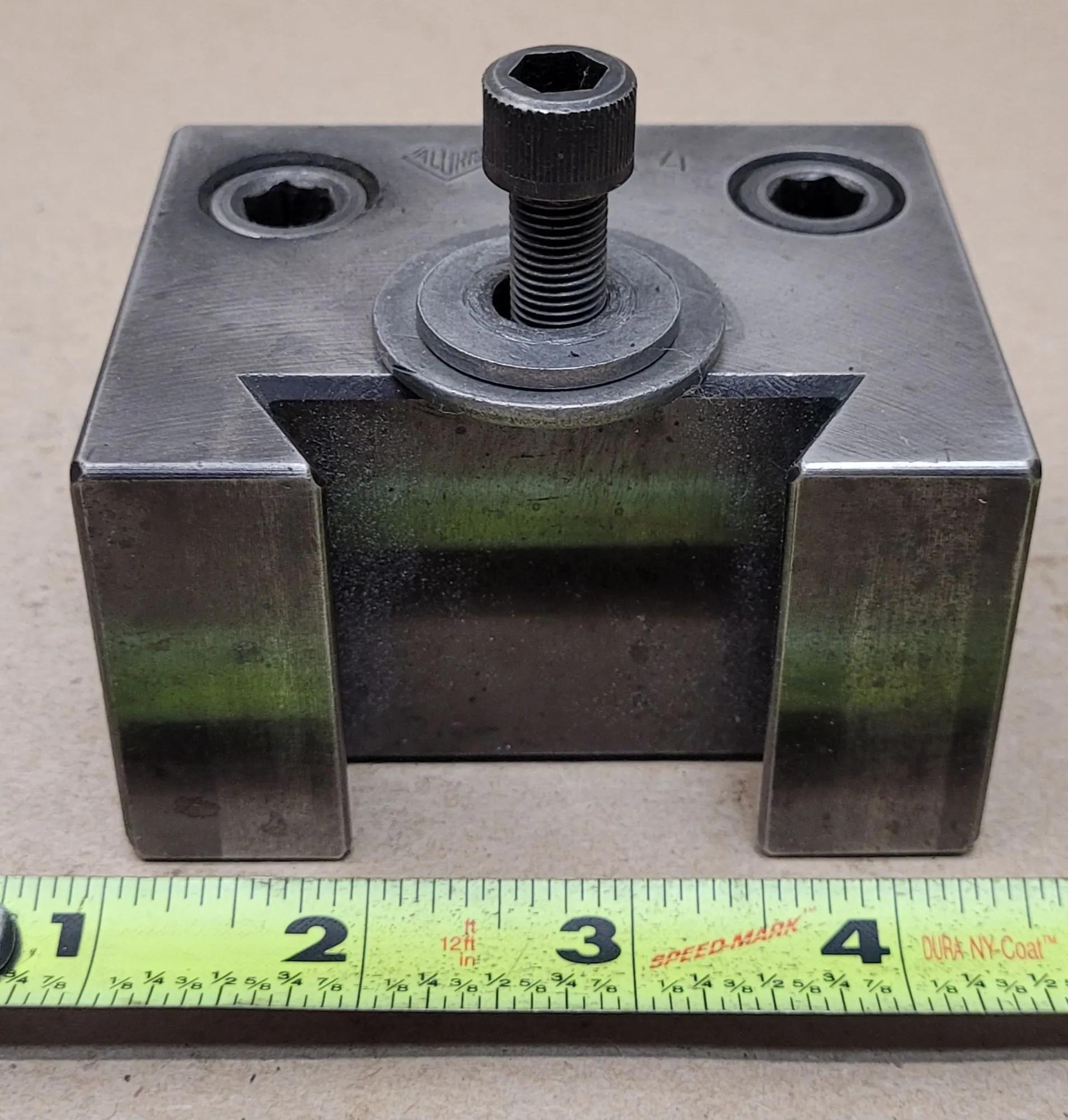 ALORIS CXA 4 BORING BAR HOLDER, 13-18" SWING, 1" OR 3/4" BAR CAPACITY, 1.0000" CENTER HEIGHT - undefined
