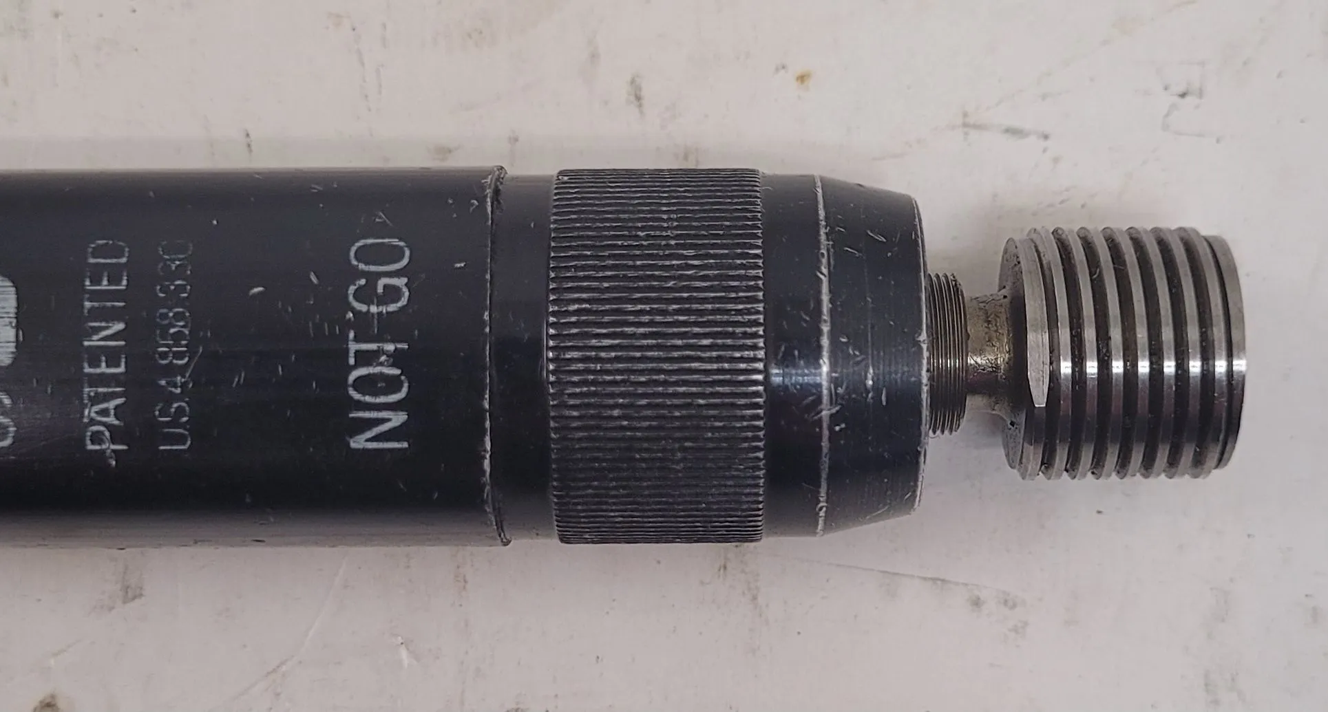 LEITECH M16X1.5-6H THREAD/DEPTH PLUG GAGE, GO/NO GO PITCH DIAMETER (15.026/15.216MM) - undefined