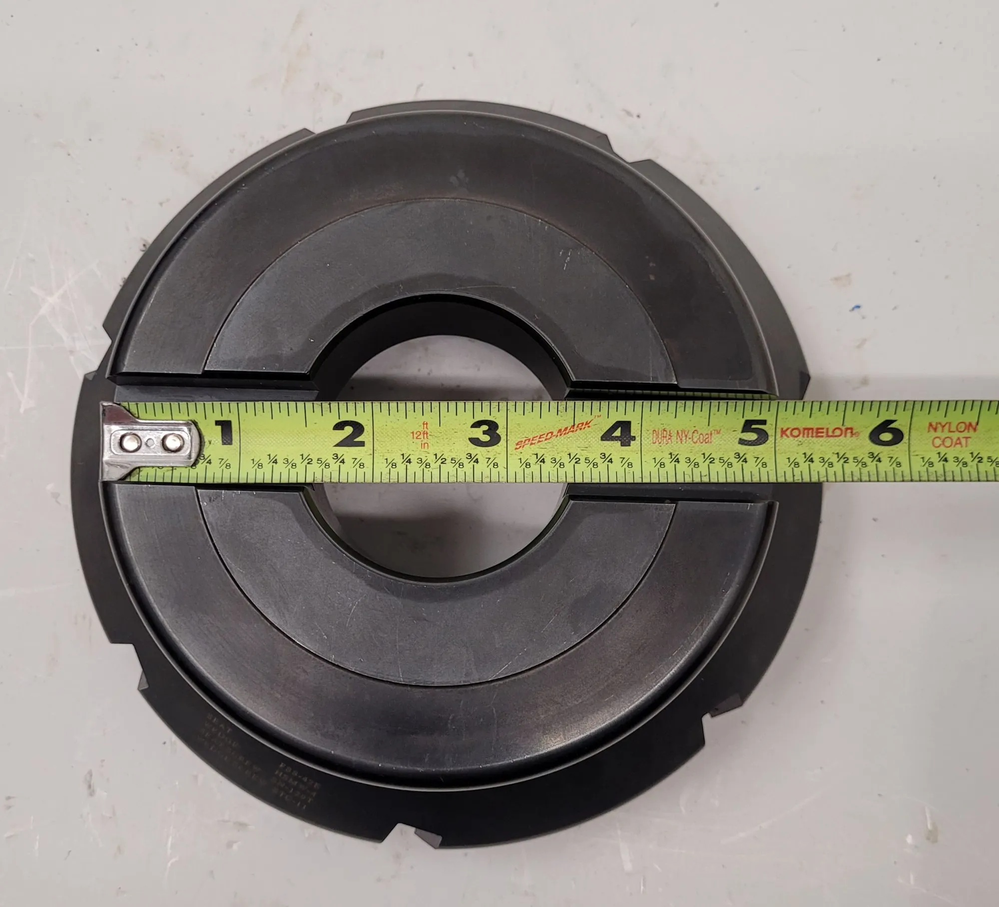 STELLRAM HSM-6E4-45 FACE MILL – 6IN DIAMETER, ARBOR 2”, HUB 5”, OAL 2.4” - undefined